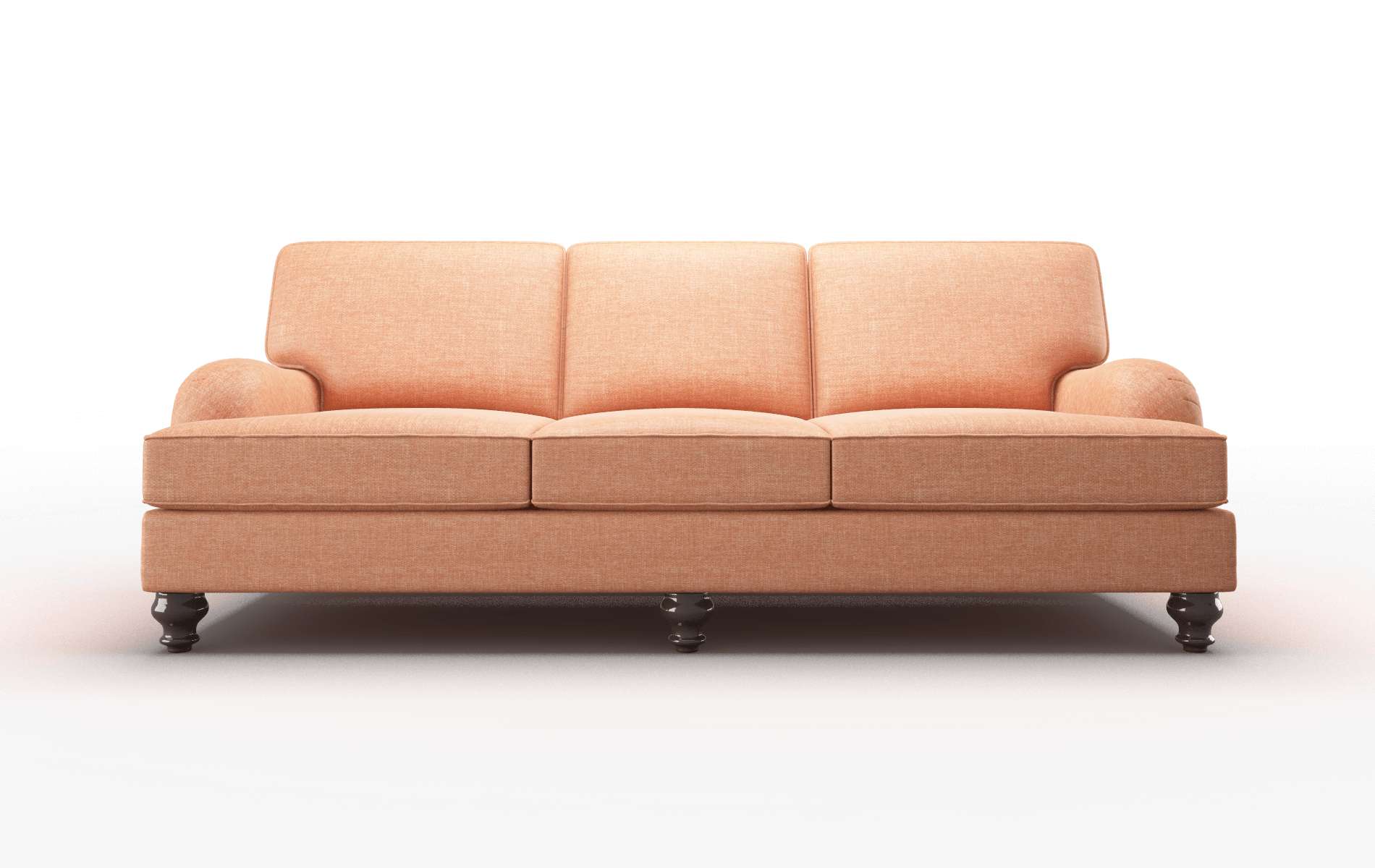 Hamilton Keylargo Terracotta Sofa espresso legs 1
