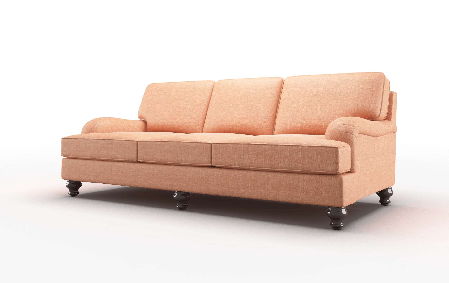 Hamilton Keylargo Terracotta Sofa espresso legs 4