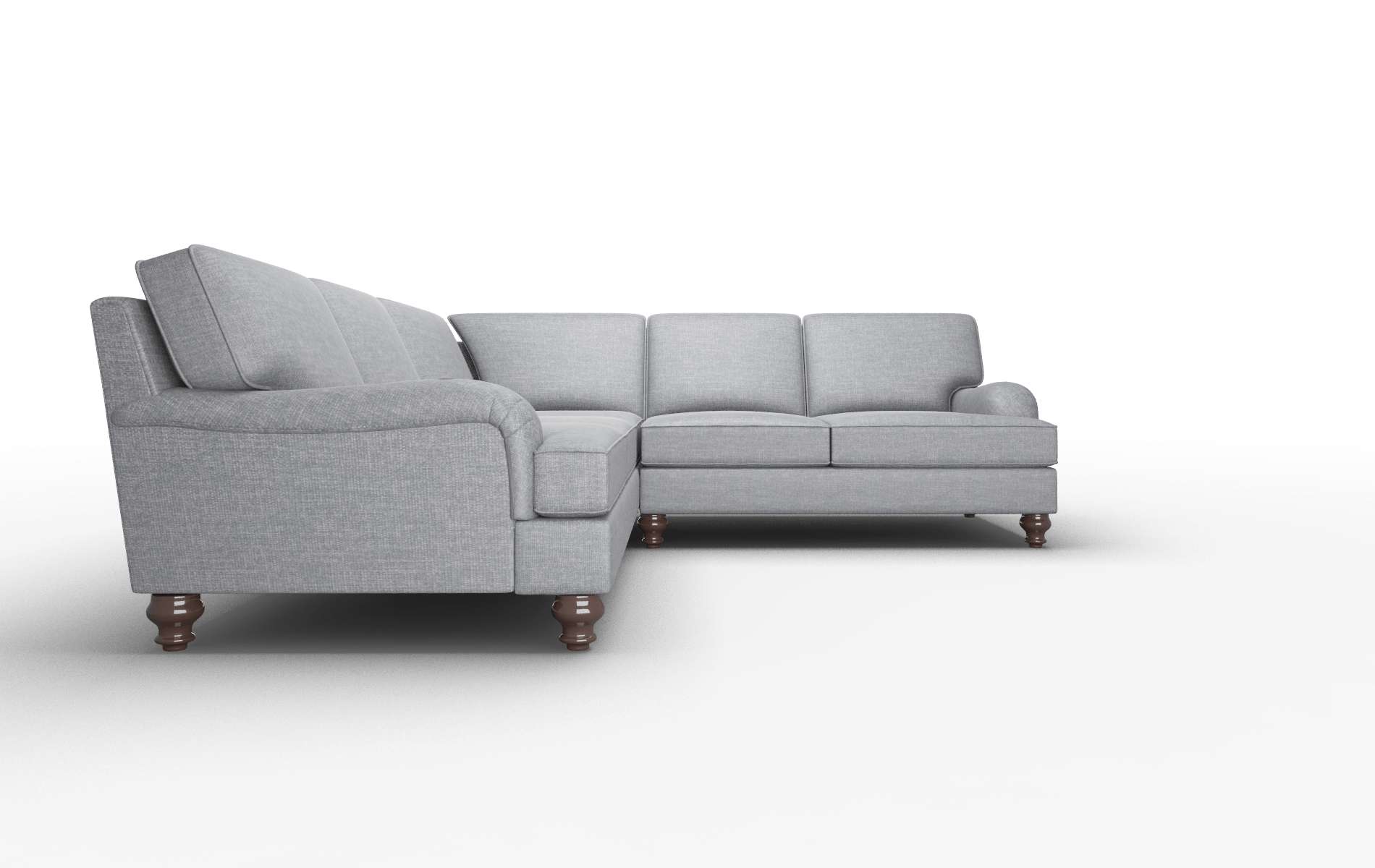 Hamilton Lana Onyx Sectional espresso legs 2