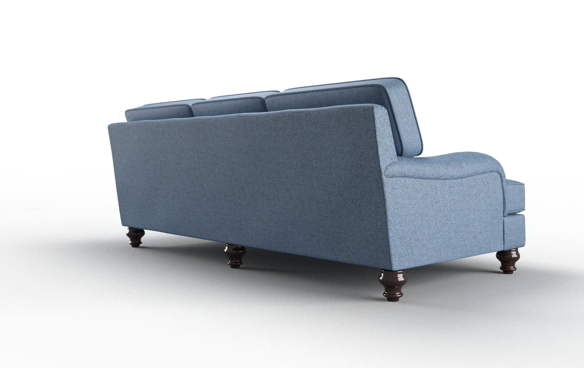 Hamilton Leslie Indigo Sofa espresso legs 5