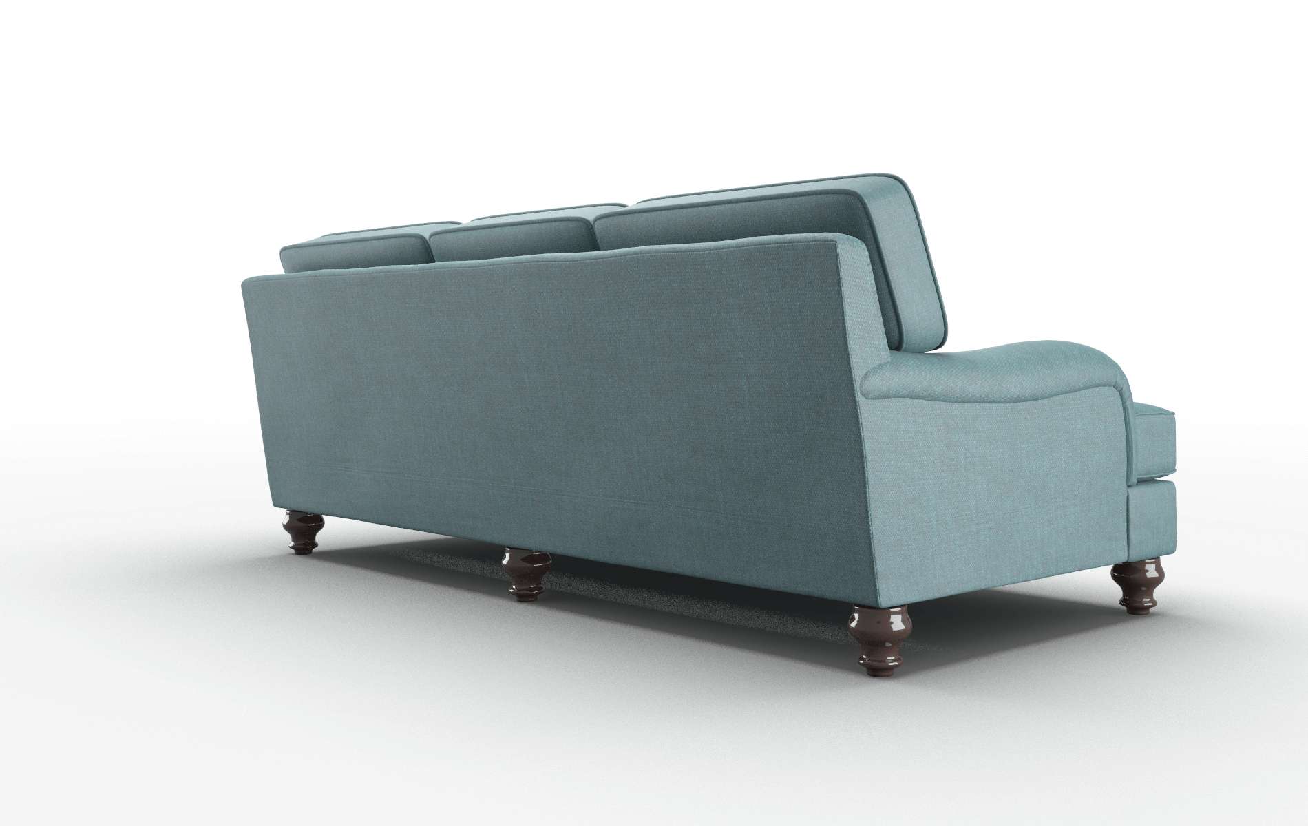 Hamilton Leslie Peacock Sofa espresso legs 5