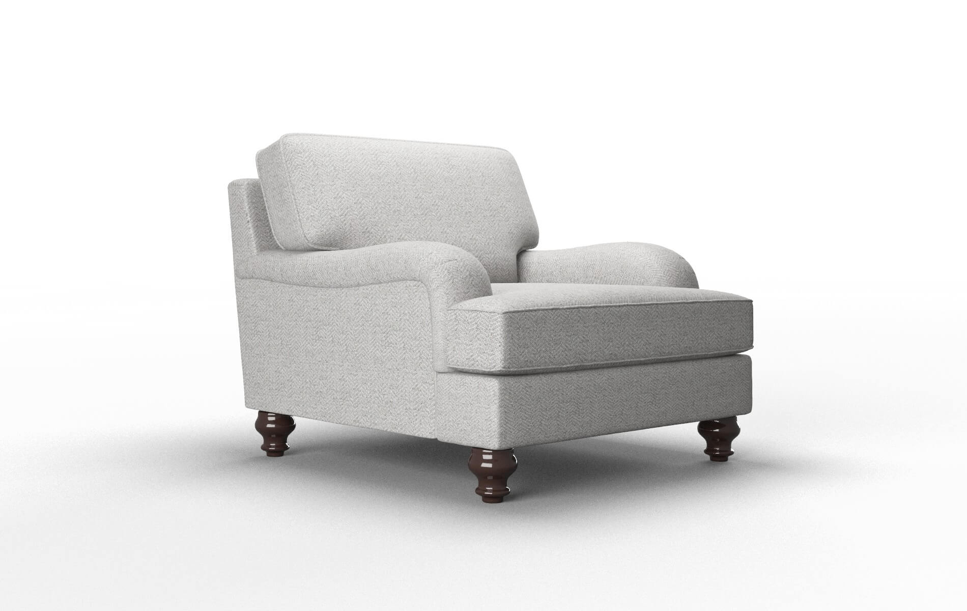 Hamilton Malibu Dove Chair espresso legs 2