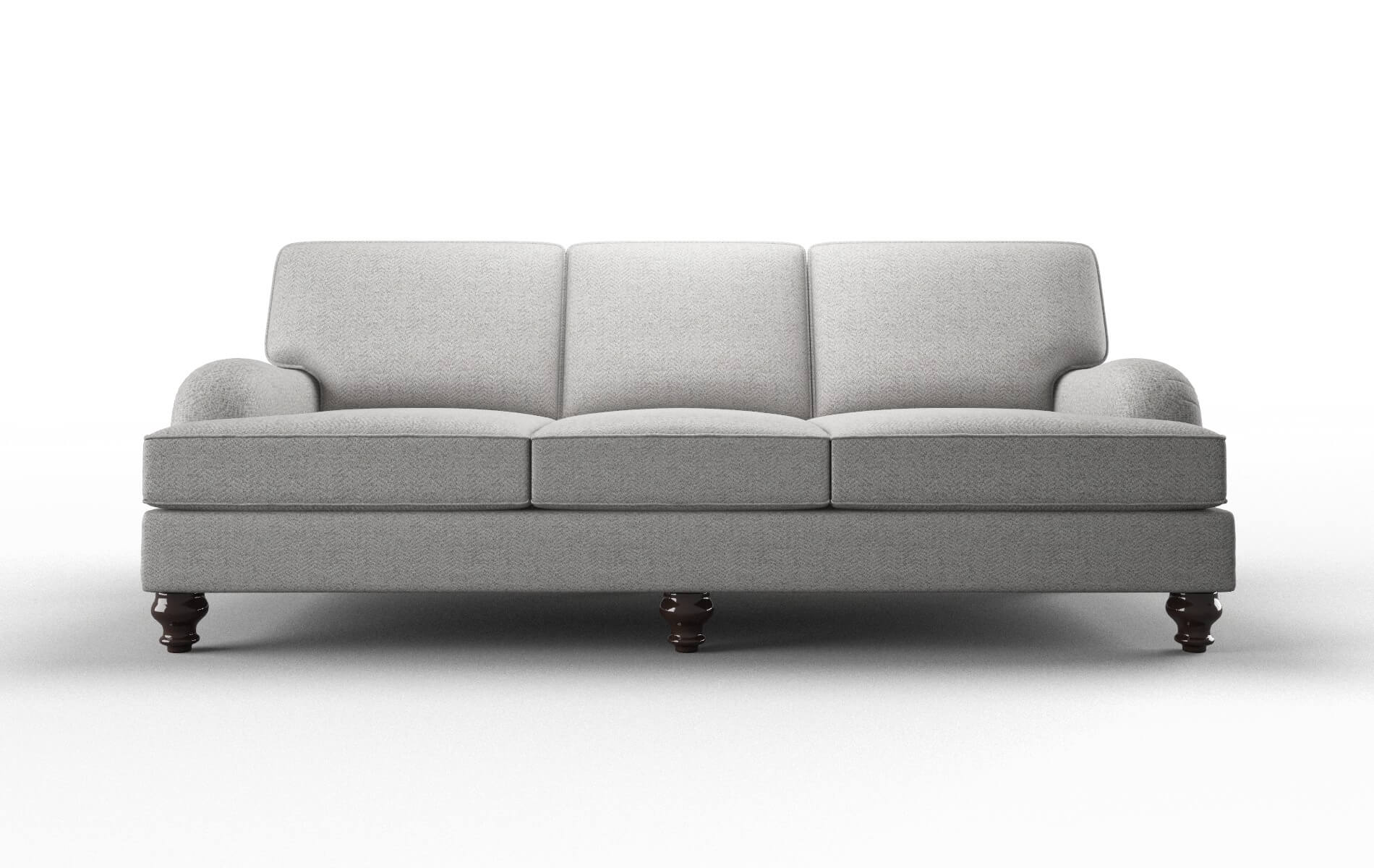 Hamilton Malibu Dove Sofa espresso legs 1