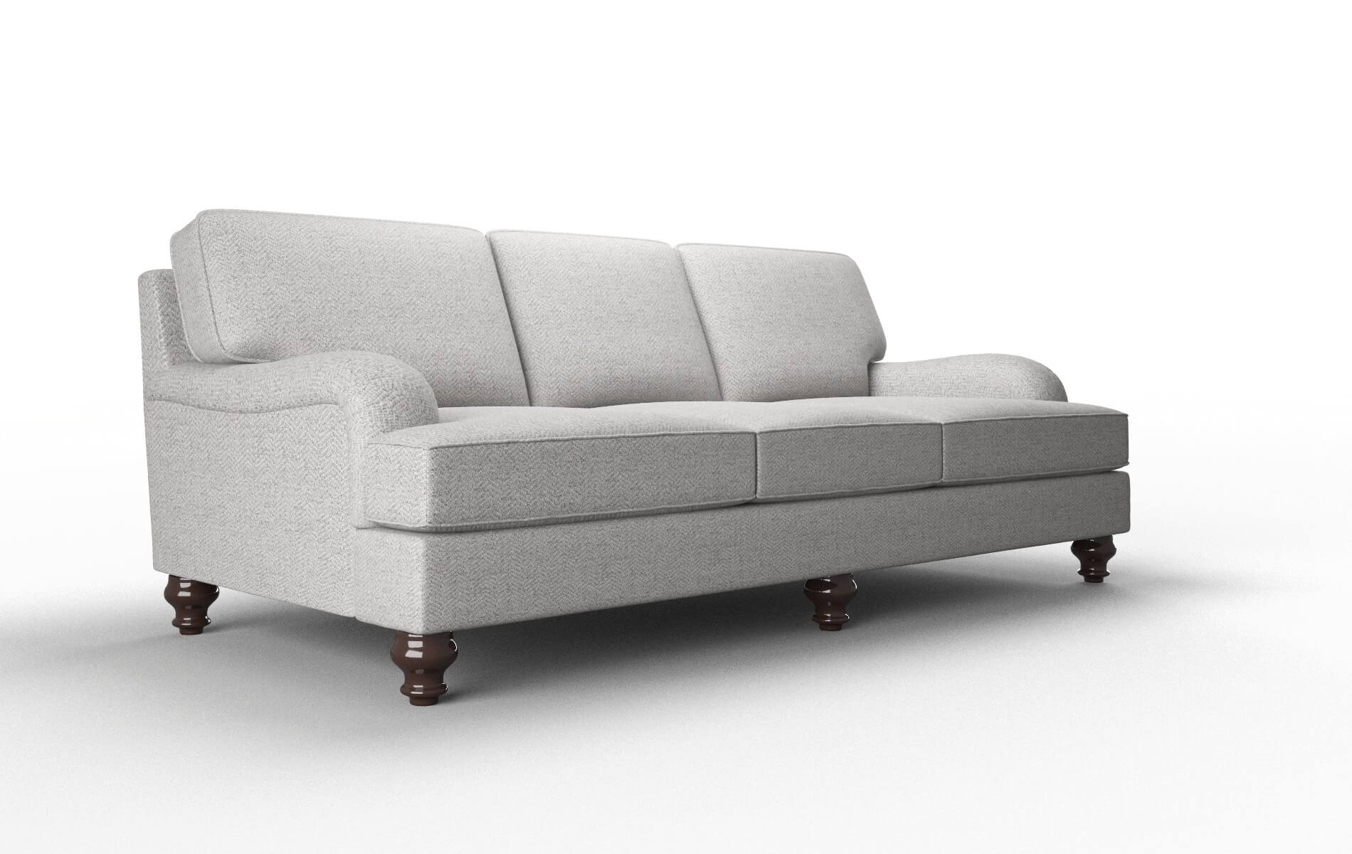 Hamilton Malibu Dove Sofa espresso legs 2