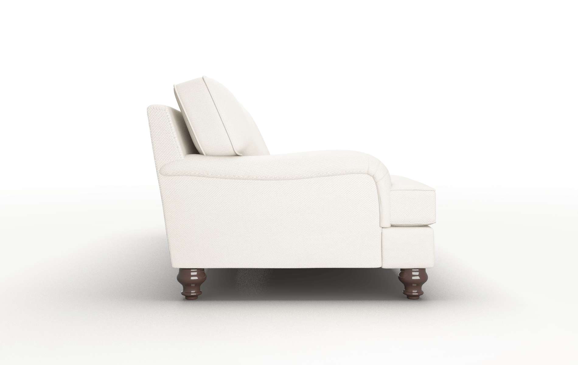 Hamilton Malibu Linen Sofa espresso legs 3