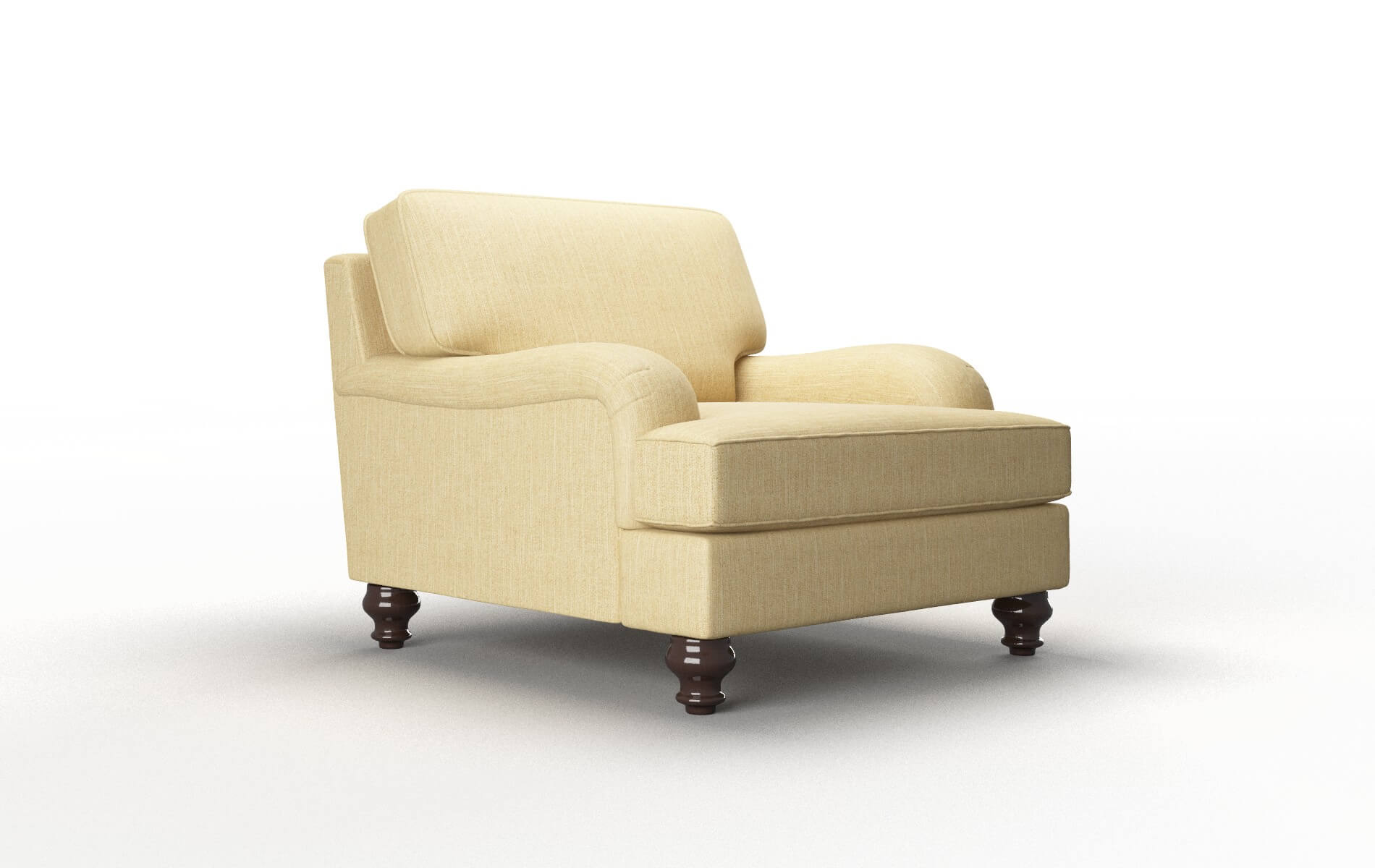Hamilton Malibu Maize Chair espresso legs 2