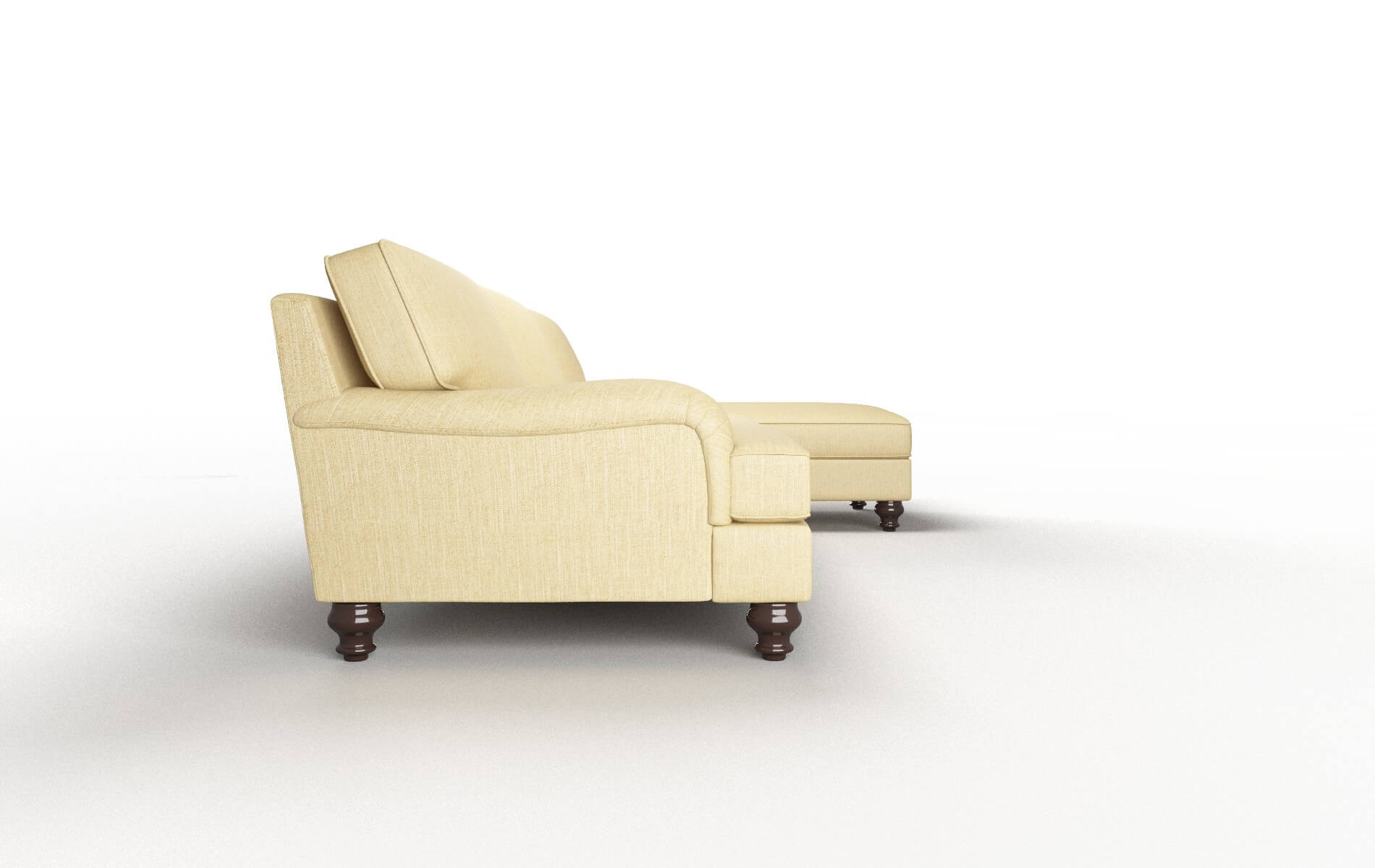 Hamilton Malibu Maize Panel espresso legs 3