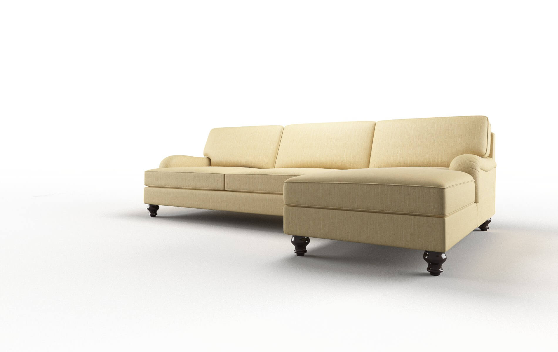 Hamilton Malibu Maize Panel espresso legs 4