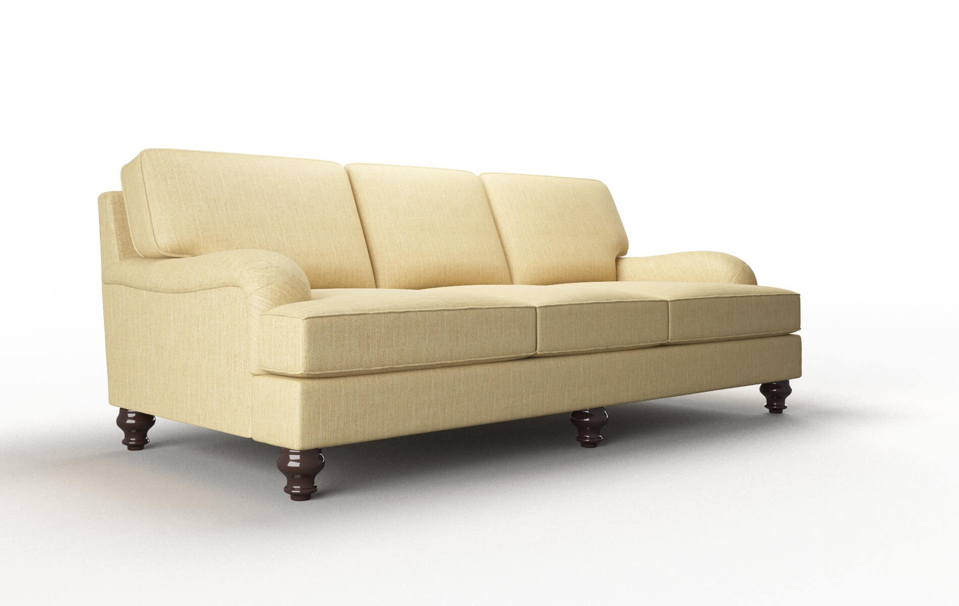 Hamilton Malibu Maize Sofa espresso legs 2