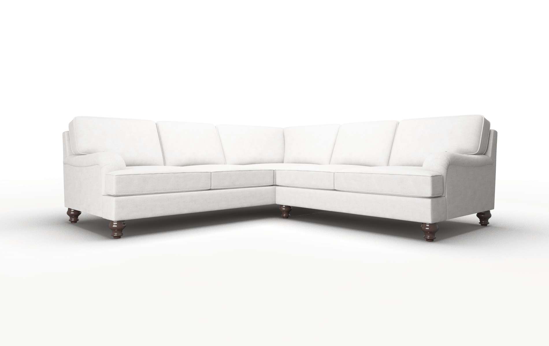 Hamilton Malibu Sand Sectional espresso legs 1