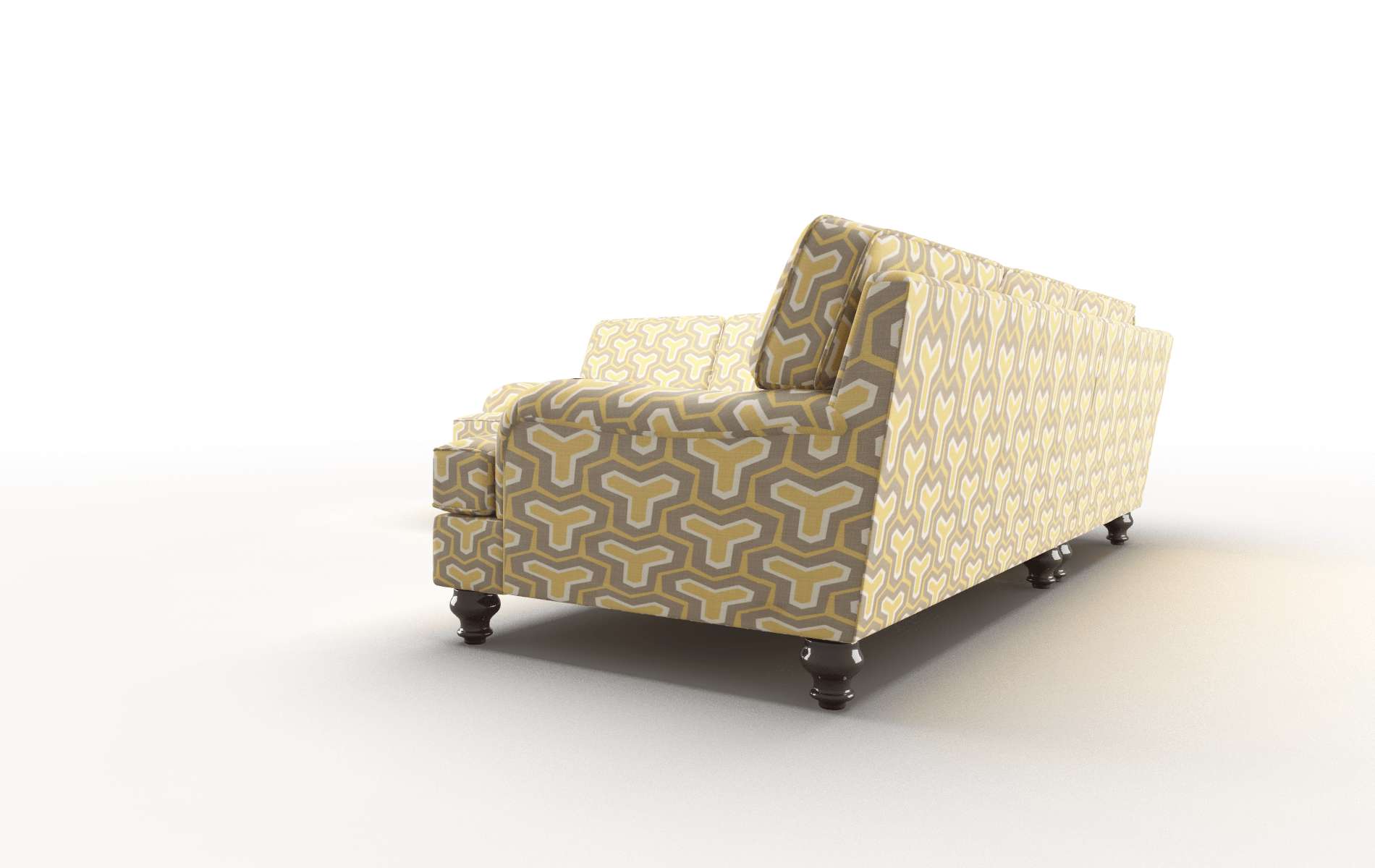 Hamilton Merci Dijon Sectional espresso legs 4