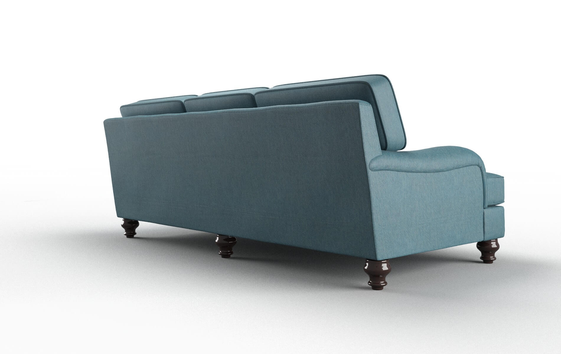 Hamilton Merit Peacock Sofa espresso legs 5
