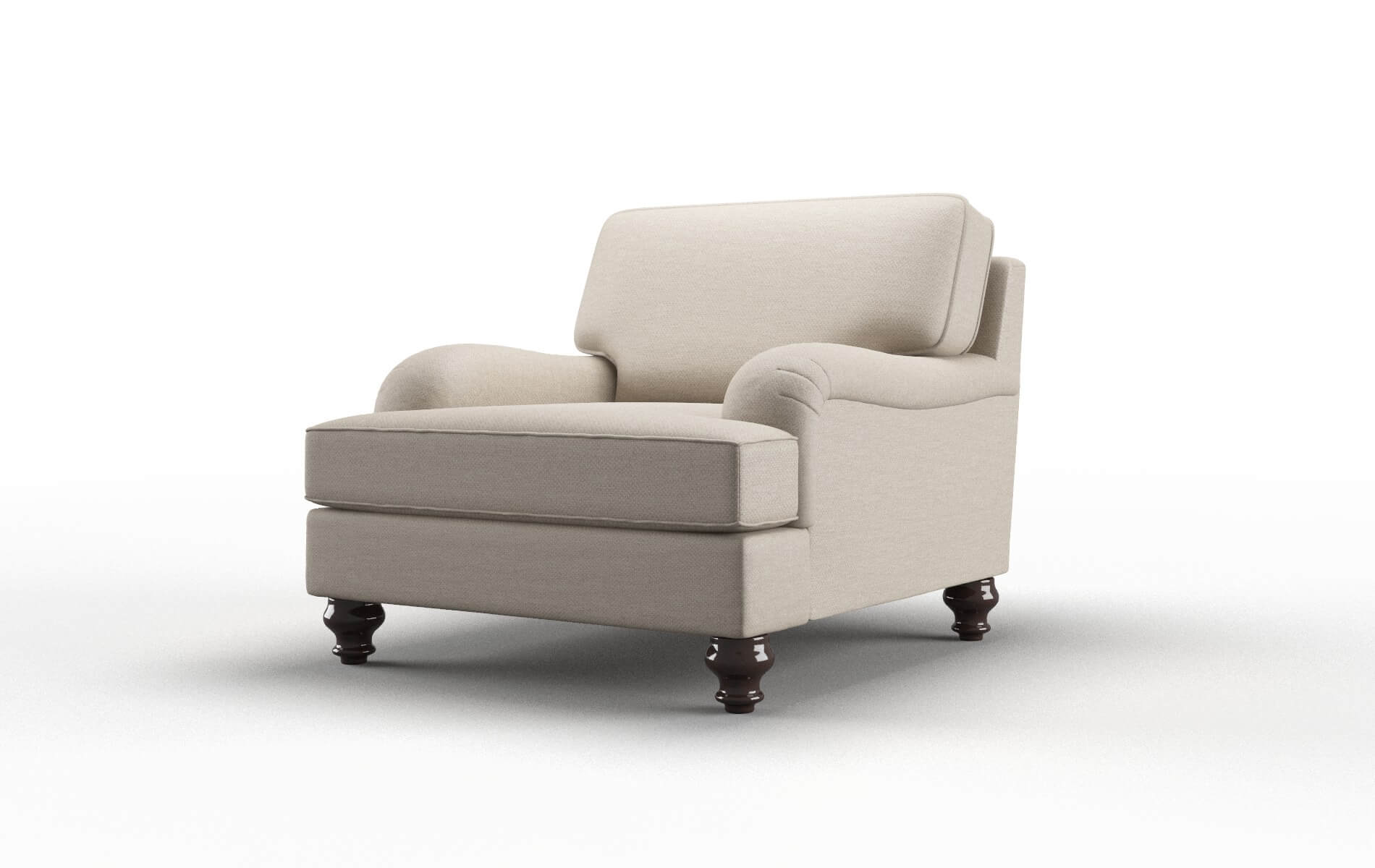 Hamilton Naples Almond Chair espresso legs 4