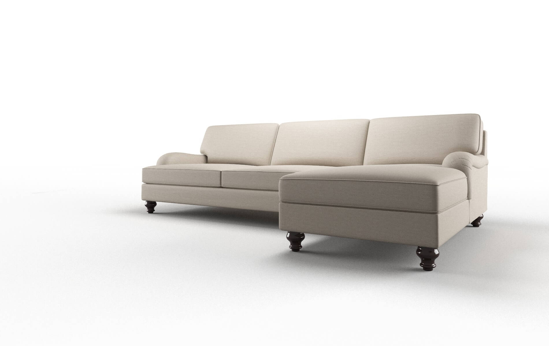 Hamilton Naples Almond Panel espresso legs 4