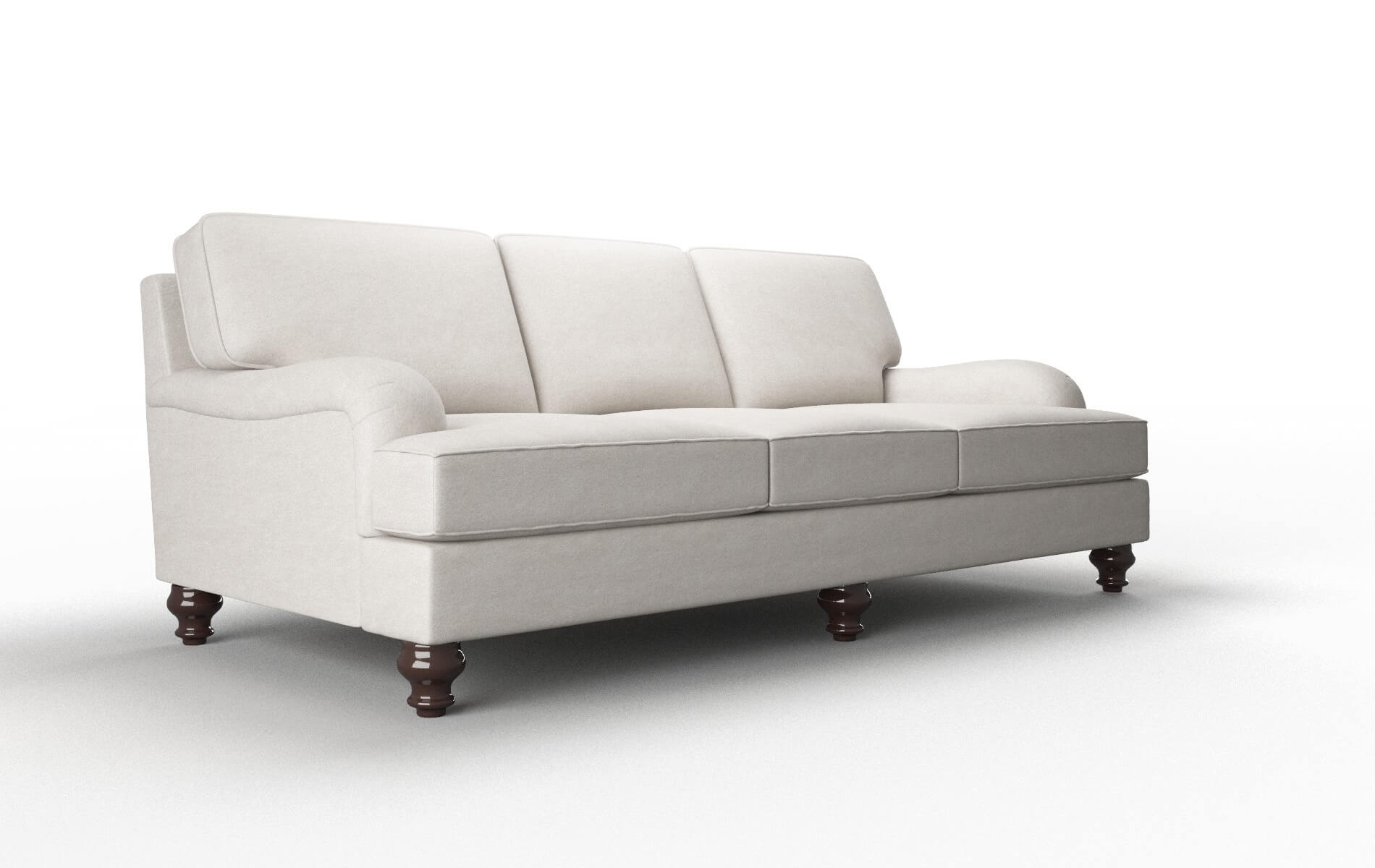 Hamilton Noble Grey Sofa espresso legs 2