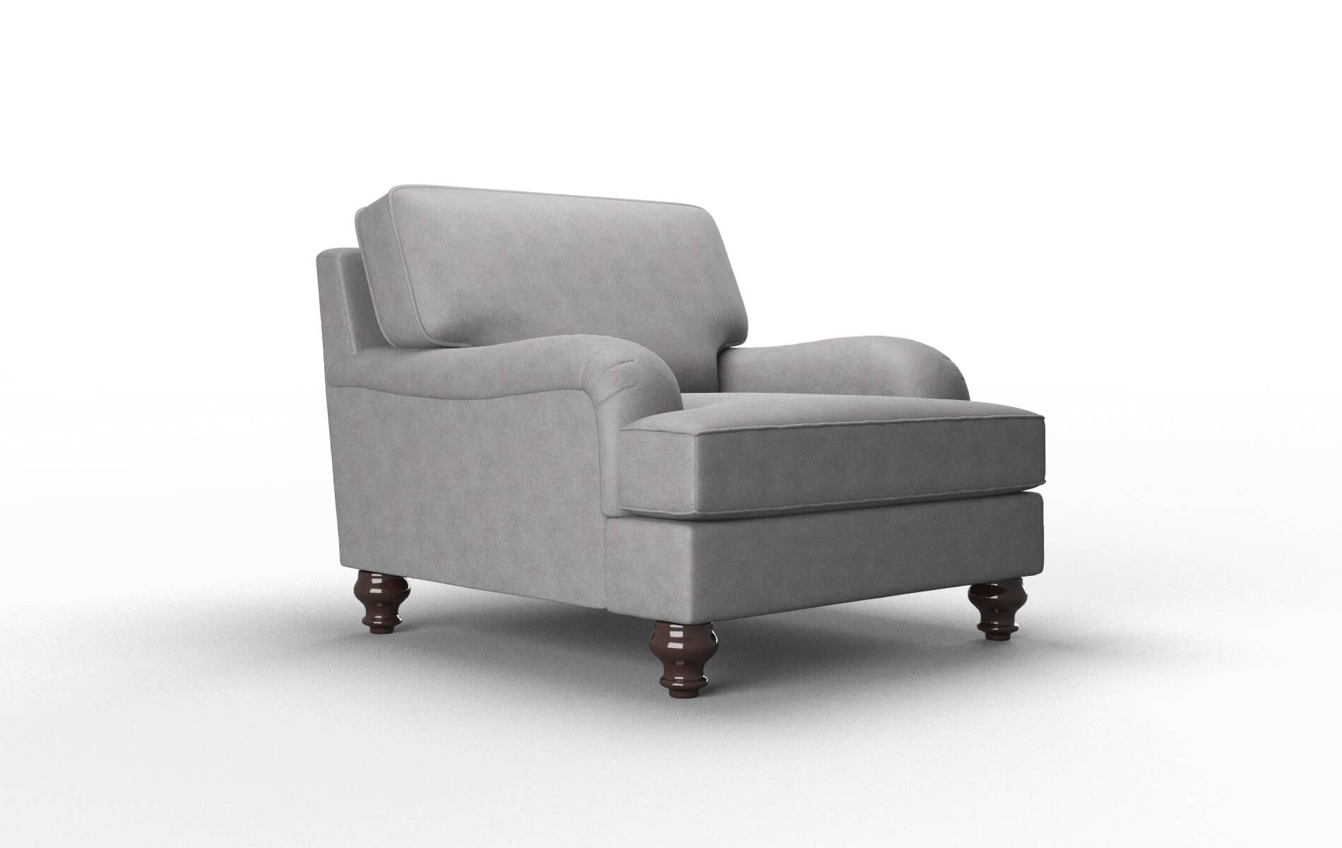 Hamilton Noble Smoke Chair espresso legs 2