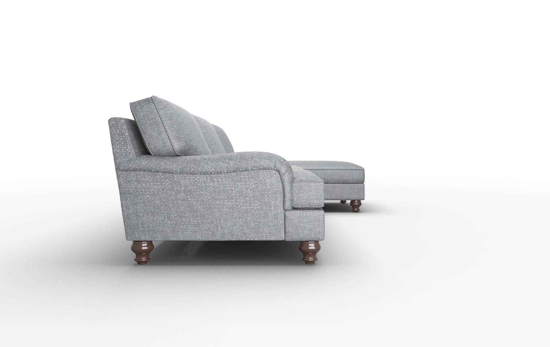 Hamilton Notion Graphite Panel espresso legs 3