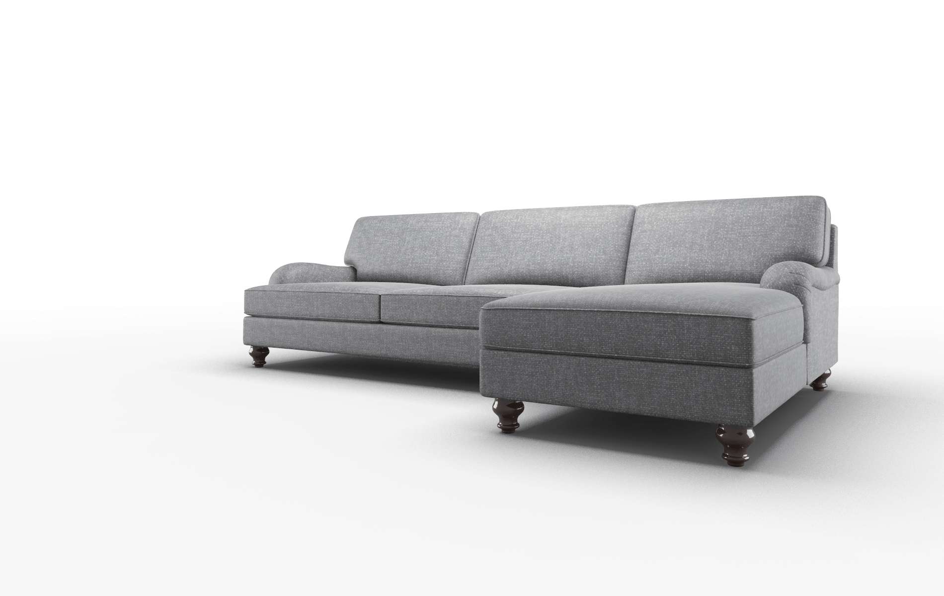 Hamilton Notion Graphite Panel espresso legs 4