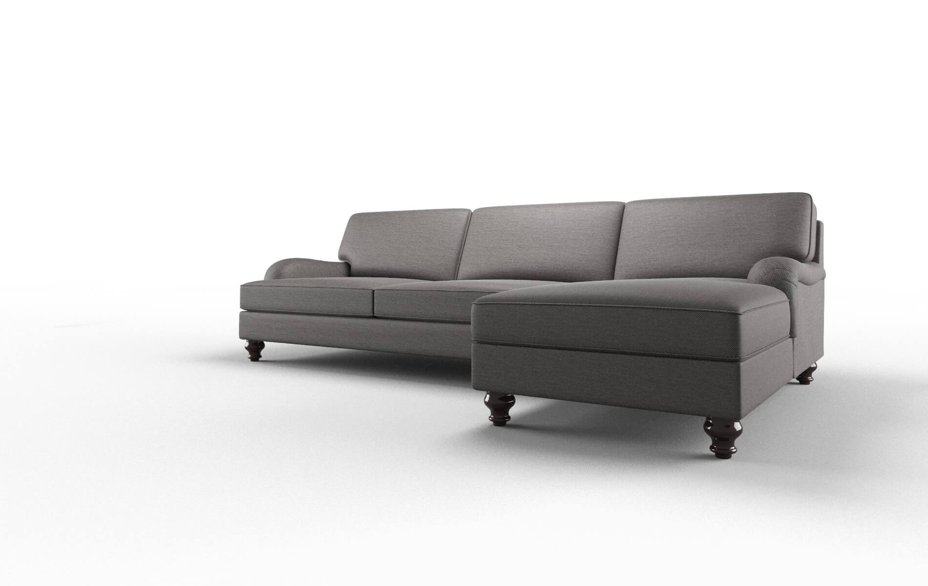 Hamilton Oscar Charcoal Panel espresso legs 4