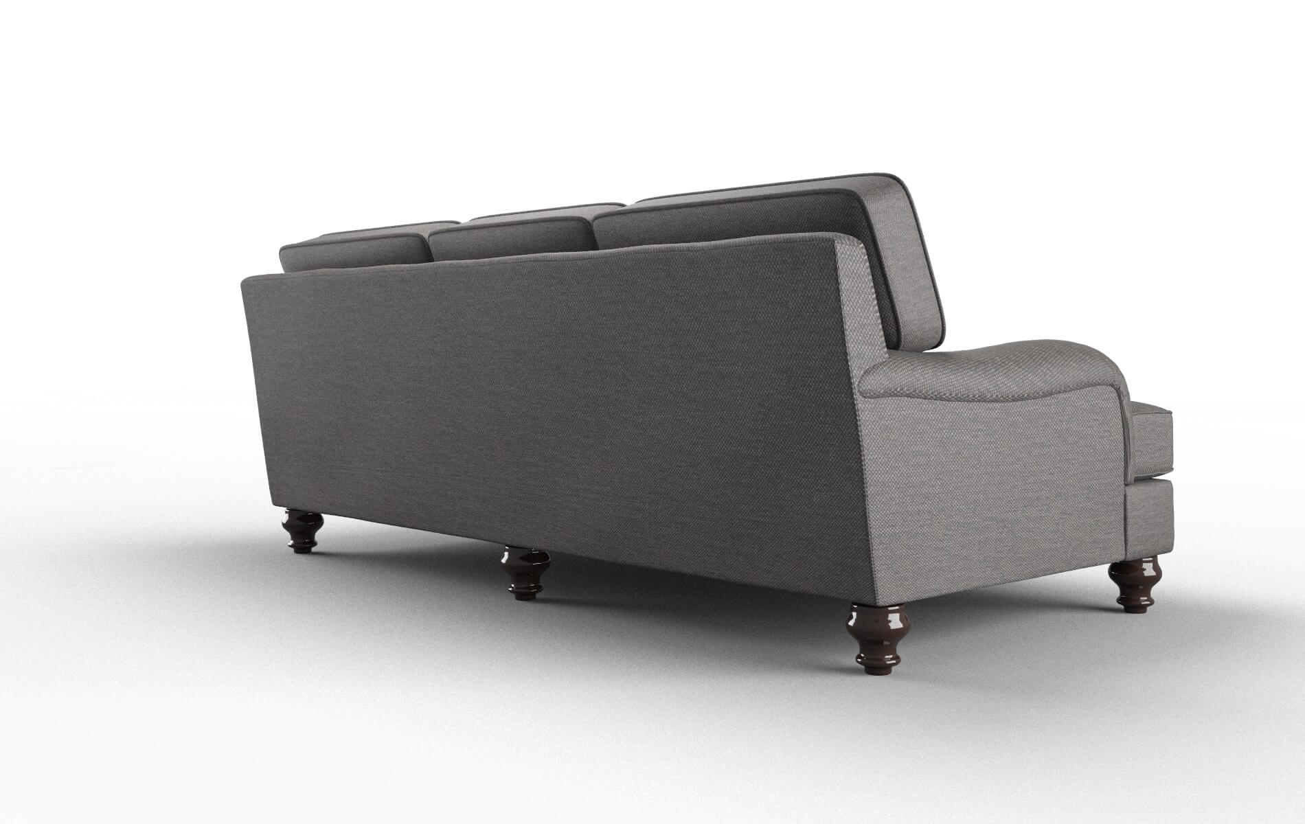 Hamilton Oscar Charcoal Sofa espresso legs 5