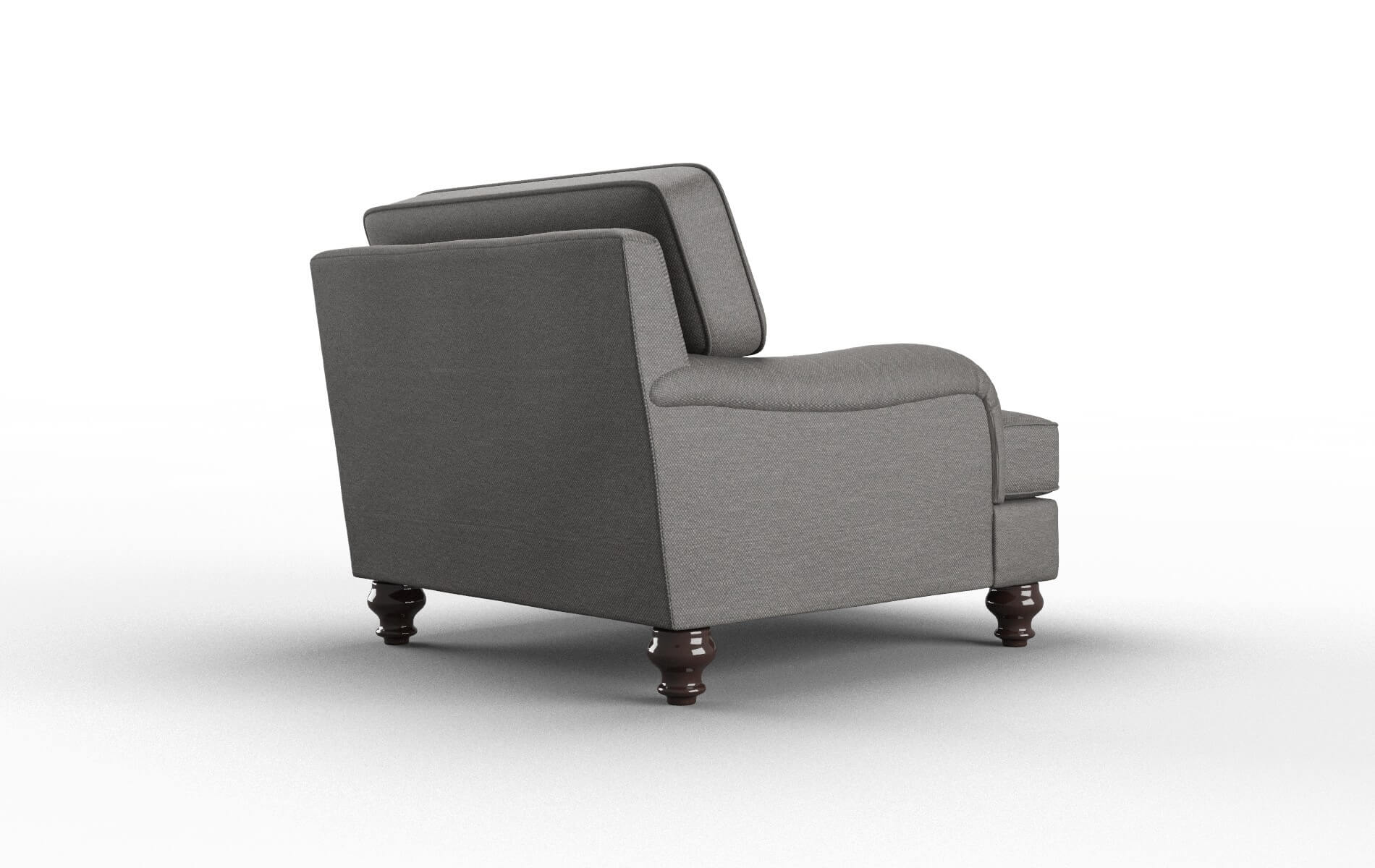 Hamilton Oscar Grey Chair espresso legs 5