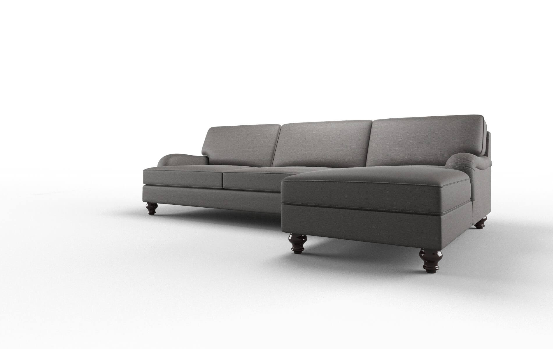 Hamilton Oscar Grey Panel espresso legs 4