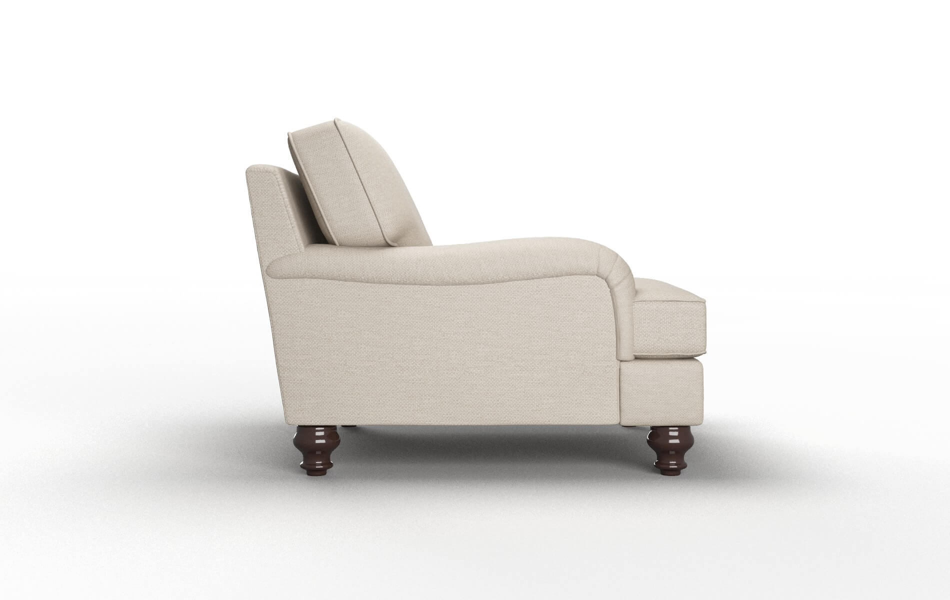 Hamilton Oscar Linen Chair espresso legs 3