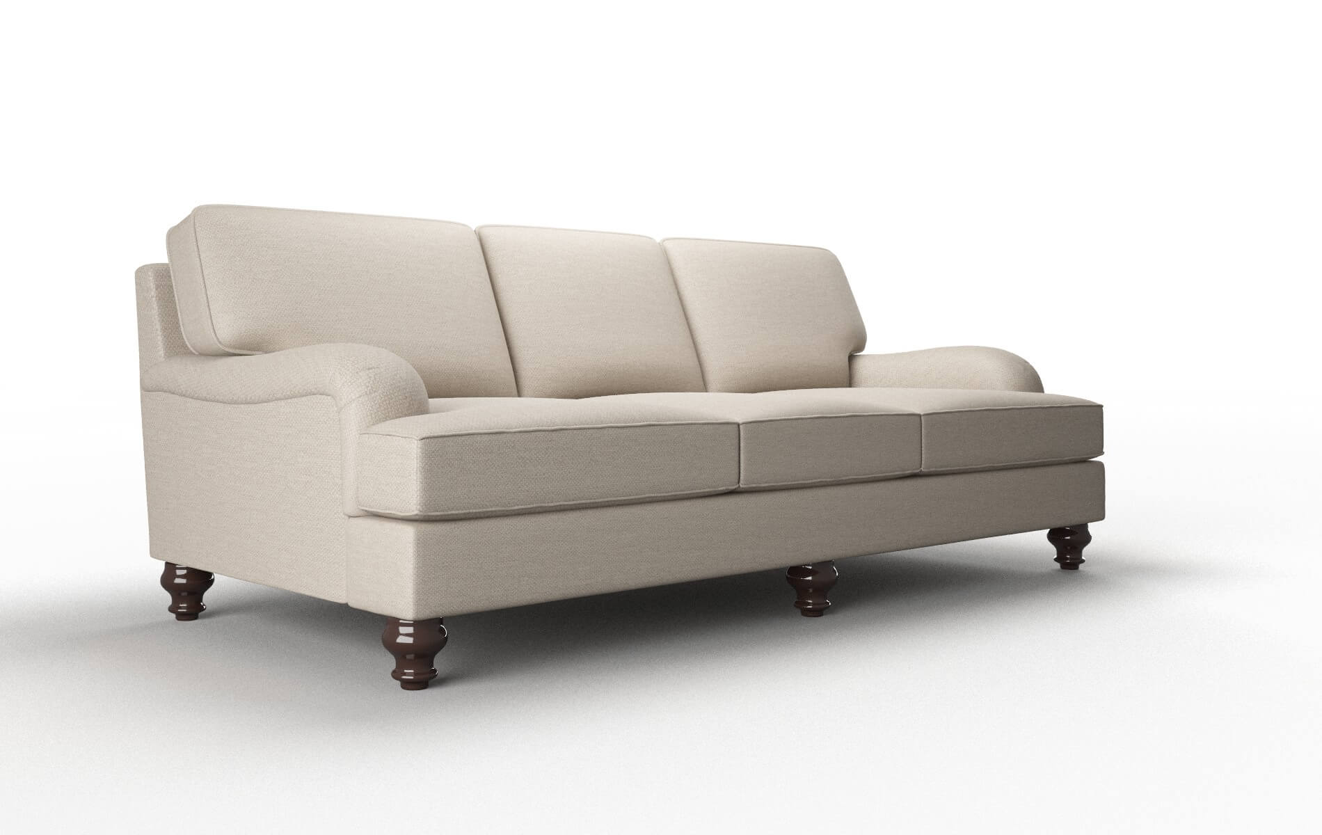Hamilton Oscar Linen Sofa espresso legs 2