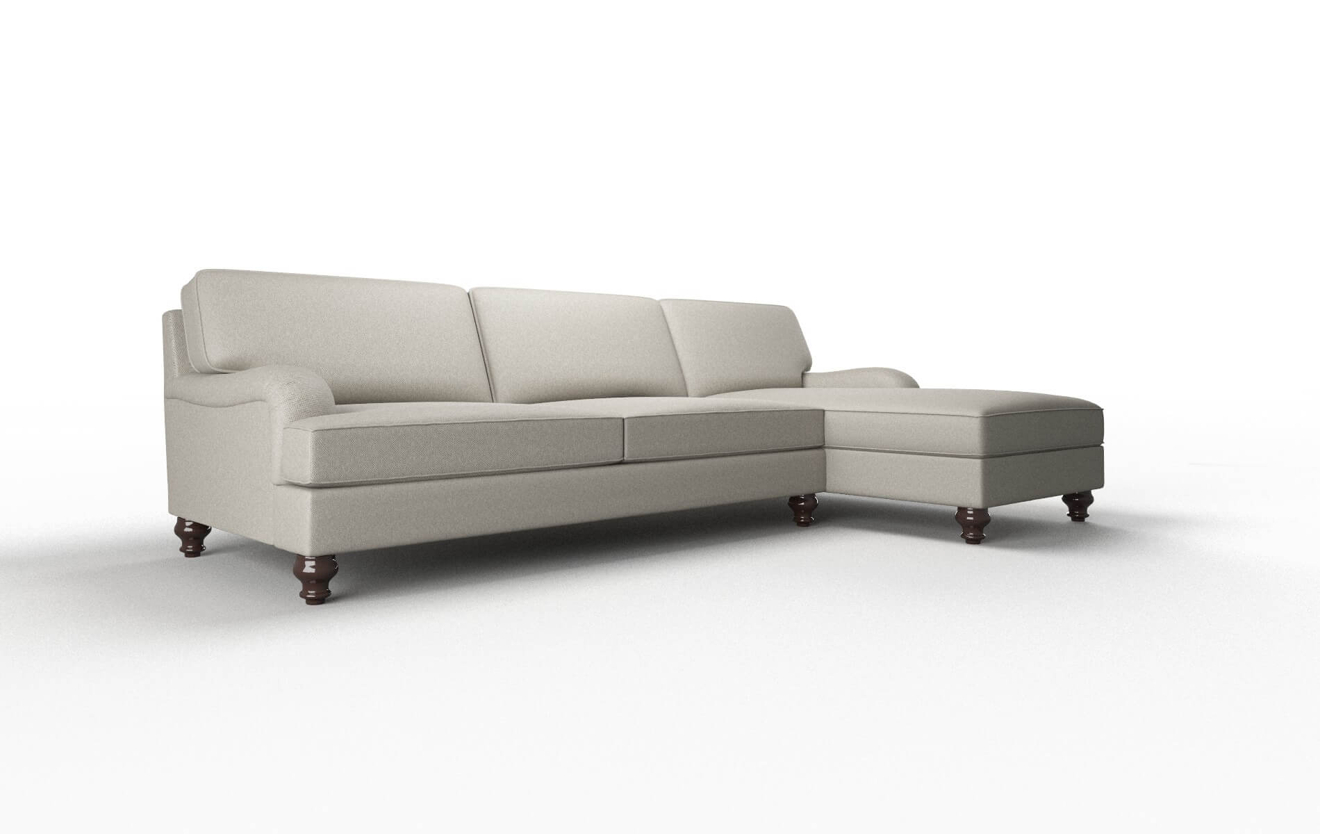 Hamilton Oscar Silver Panel espresso legs 2