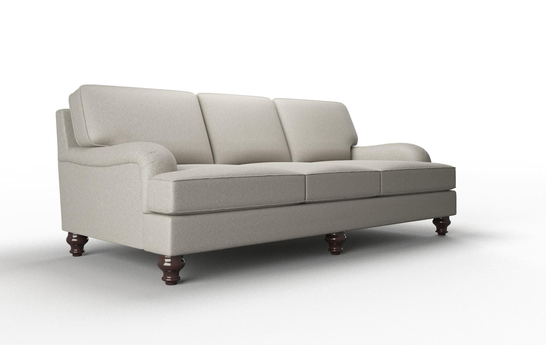 Hamilton Oscar Silver Sofa espresso legs 2