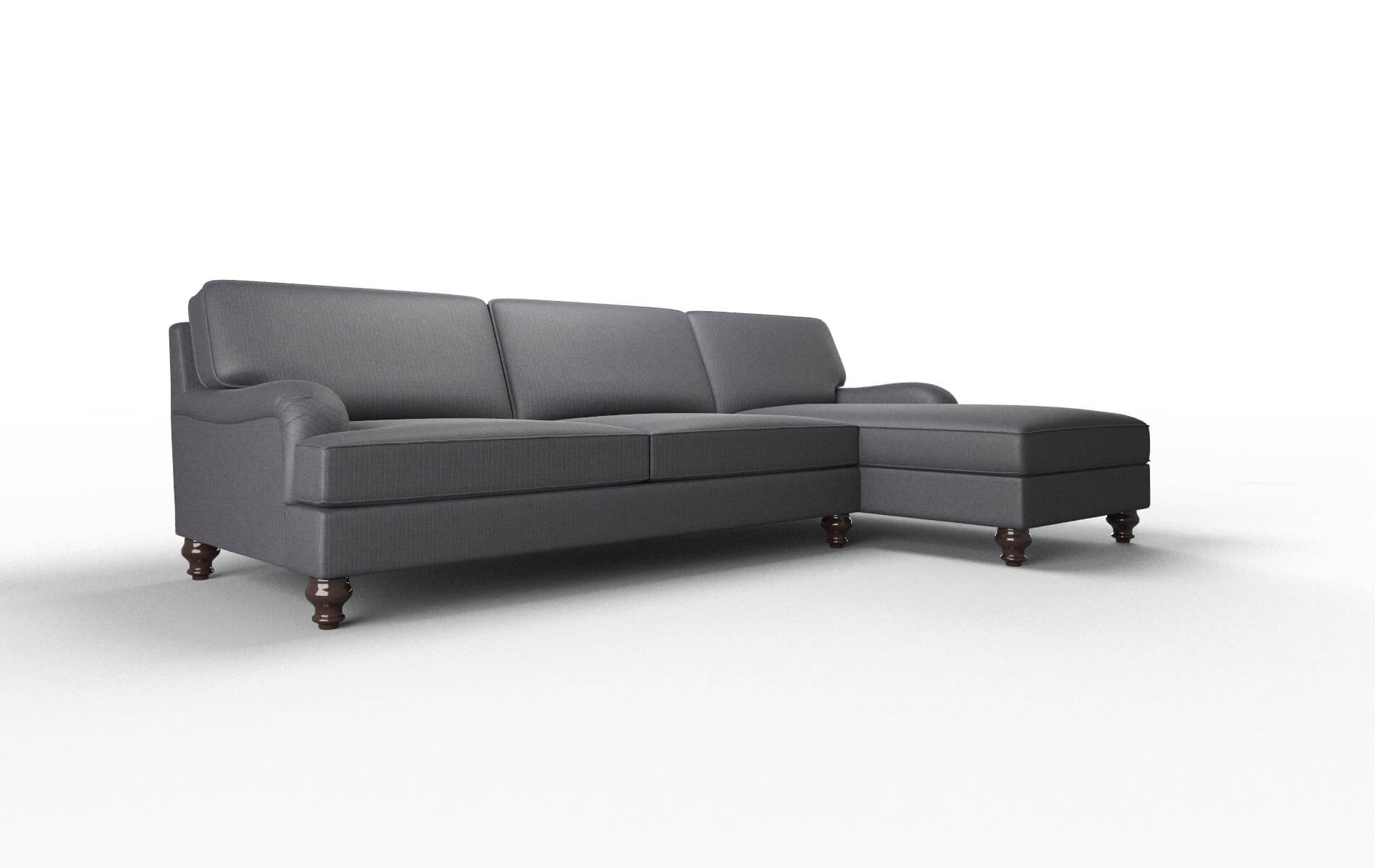 Hamilton Parker Charcoal Panel espresso legs 2