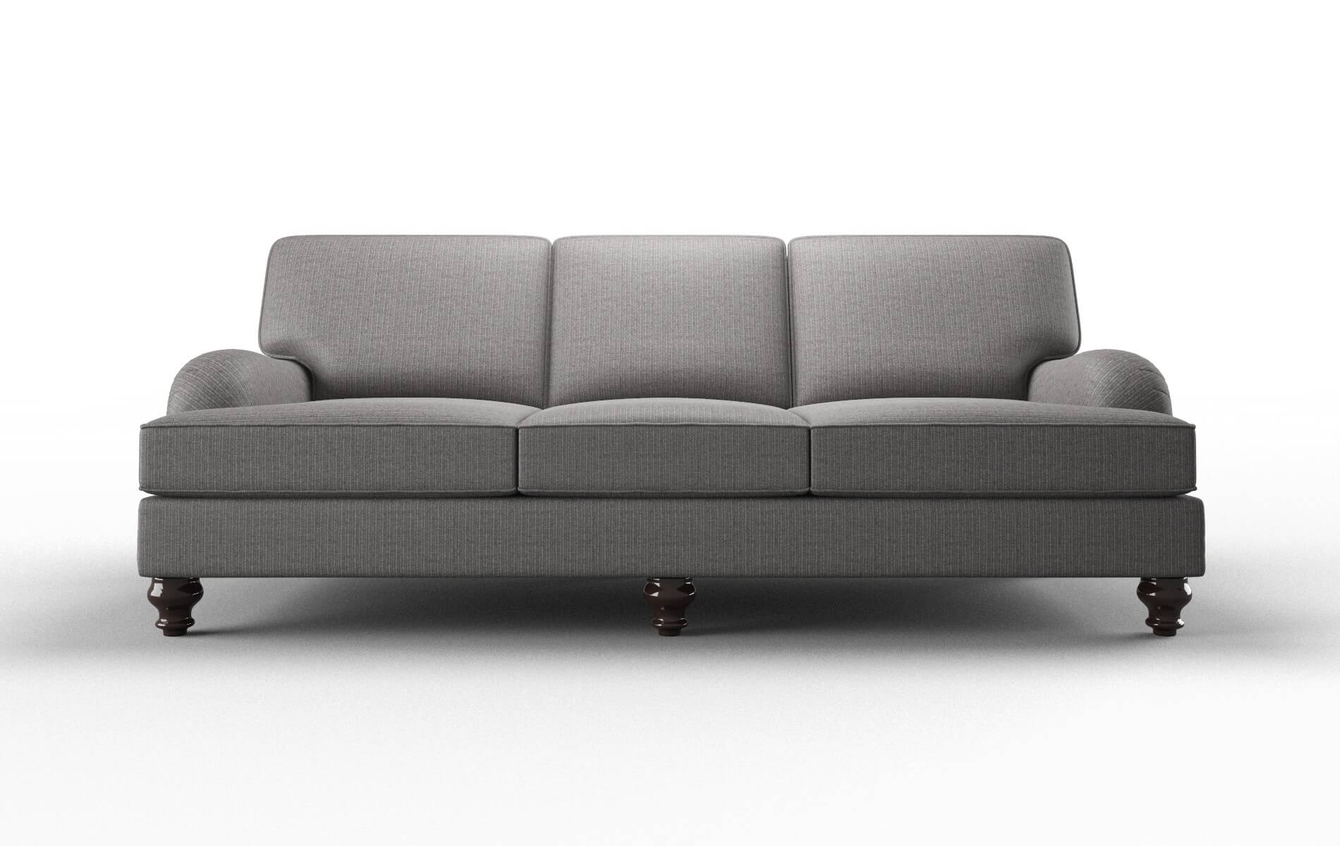 Hamilton Parker Graphite Sofa espresso legs 1