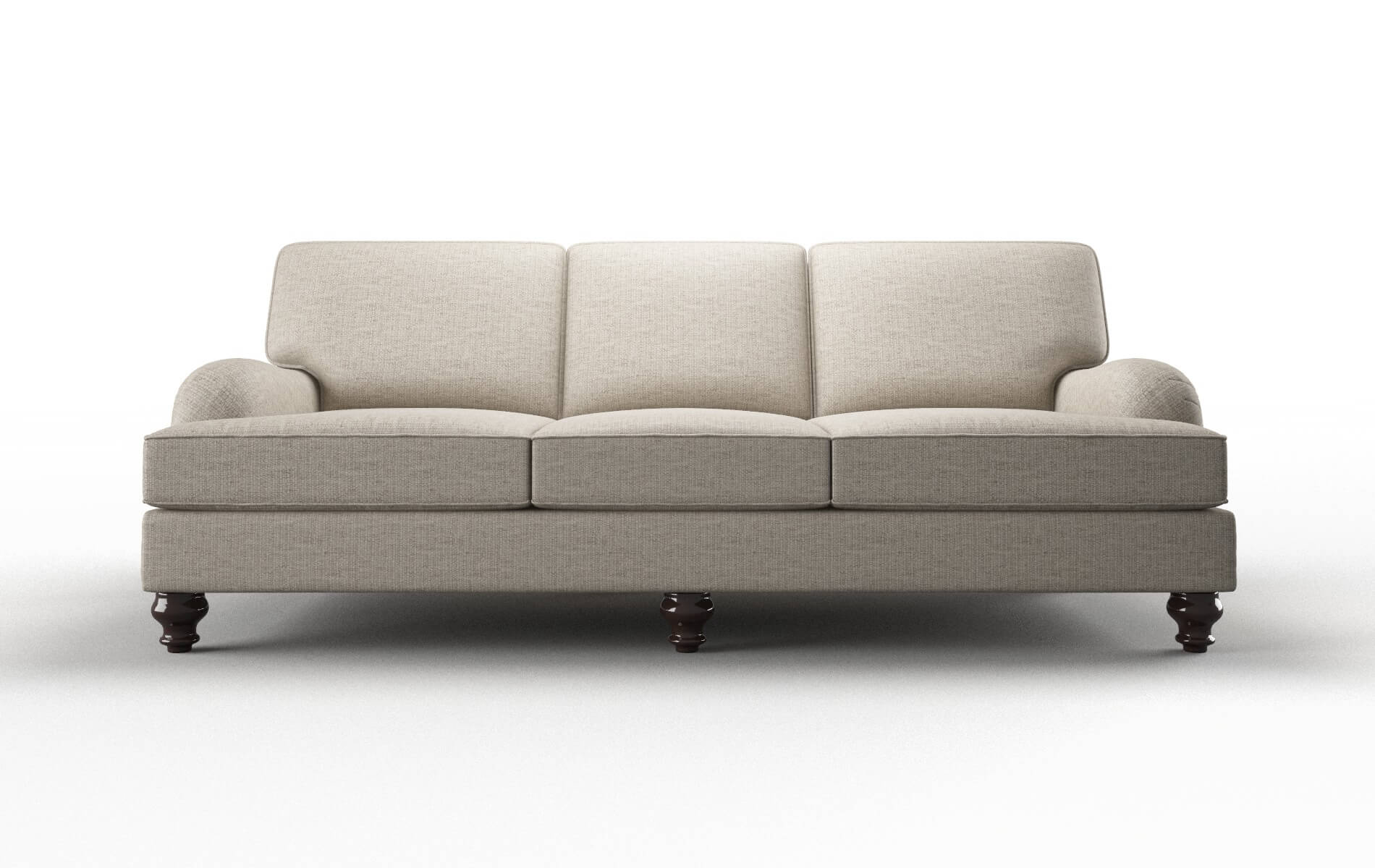 Hamilton Parker Wheat Sofa espresso legs 1