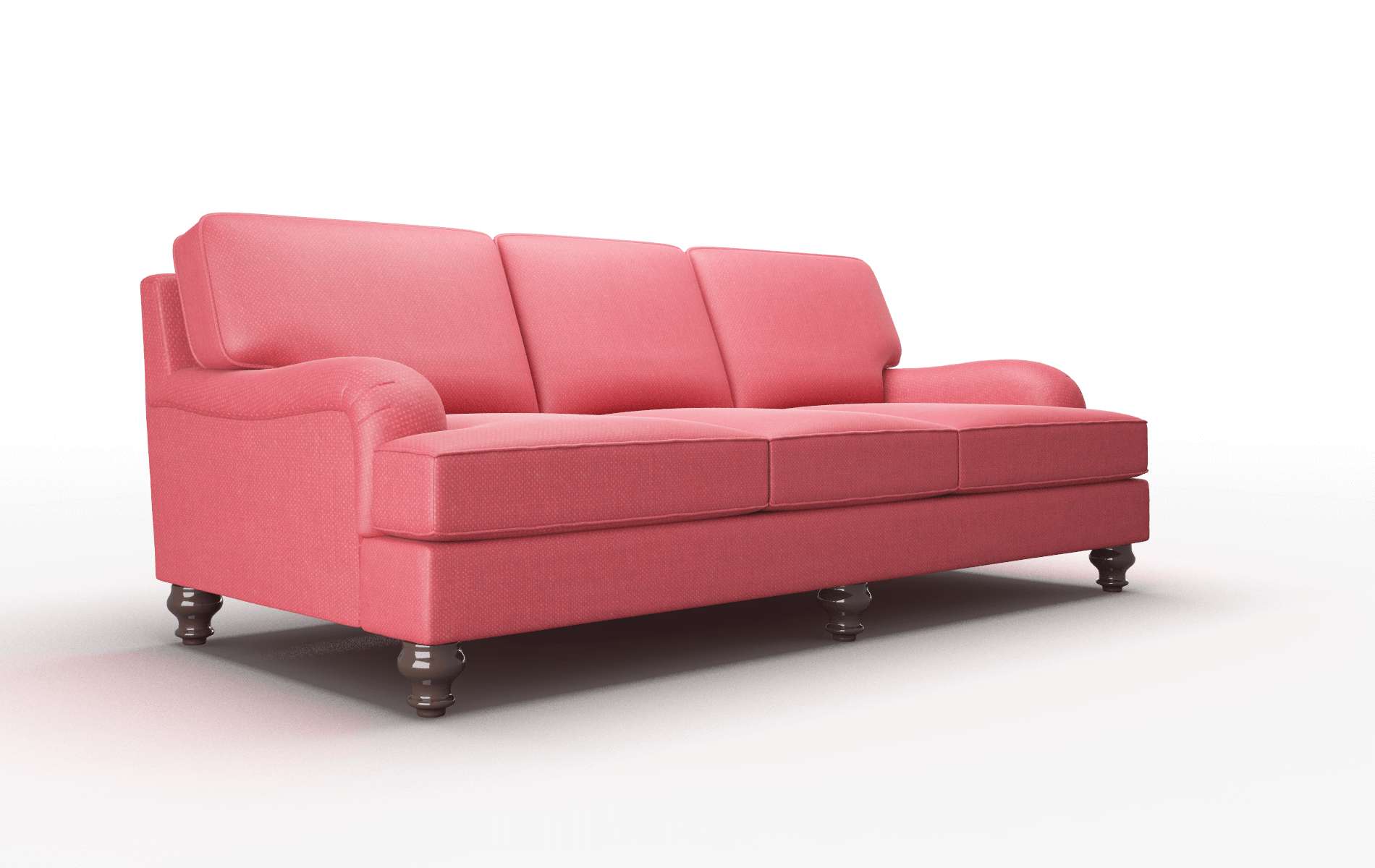 Hamilton Pauline Ruby Sofa espresso legs 2