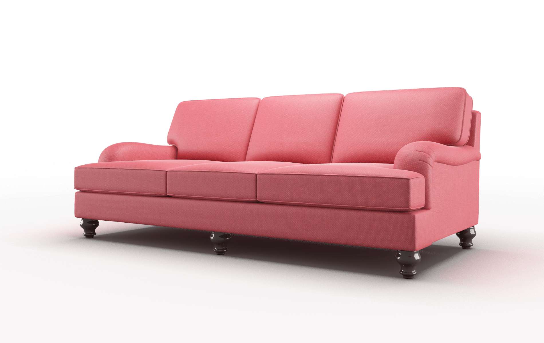 Hamilton Pauline Ruby Sofa espresso legs 4