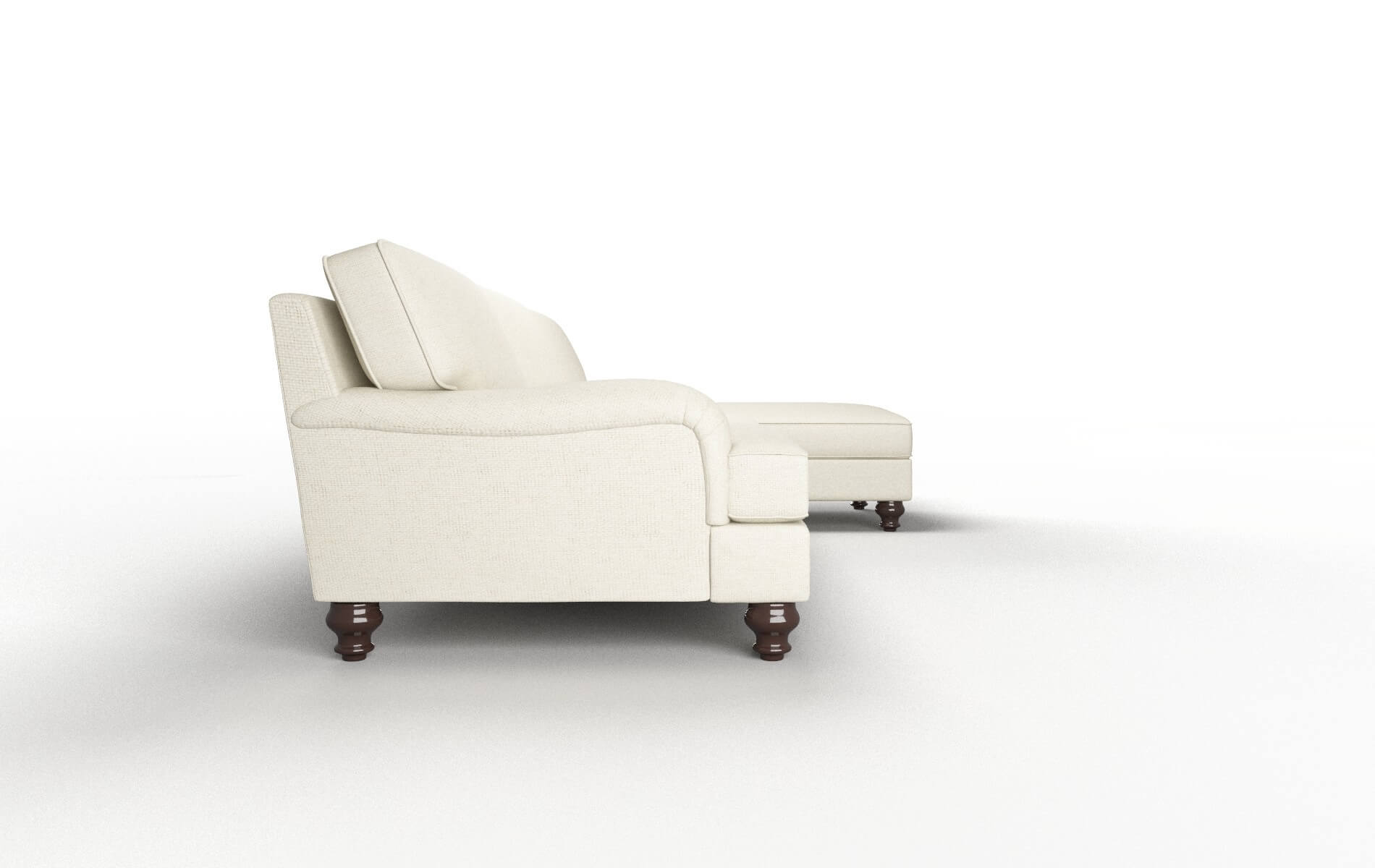 Hamilton Phoenix Ivory Panel espresso legs 3