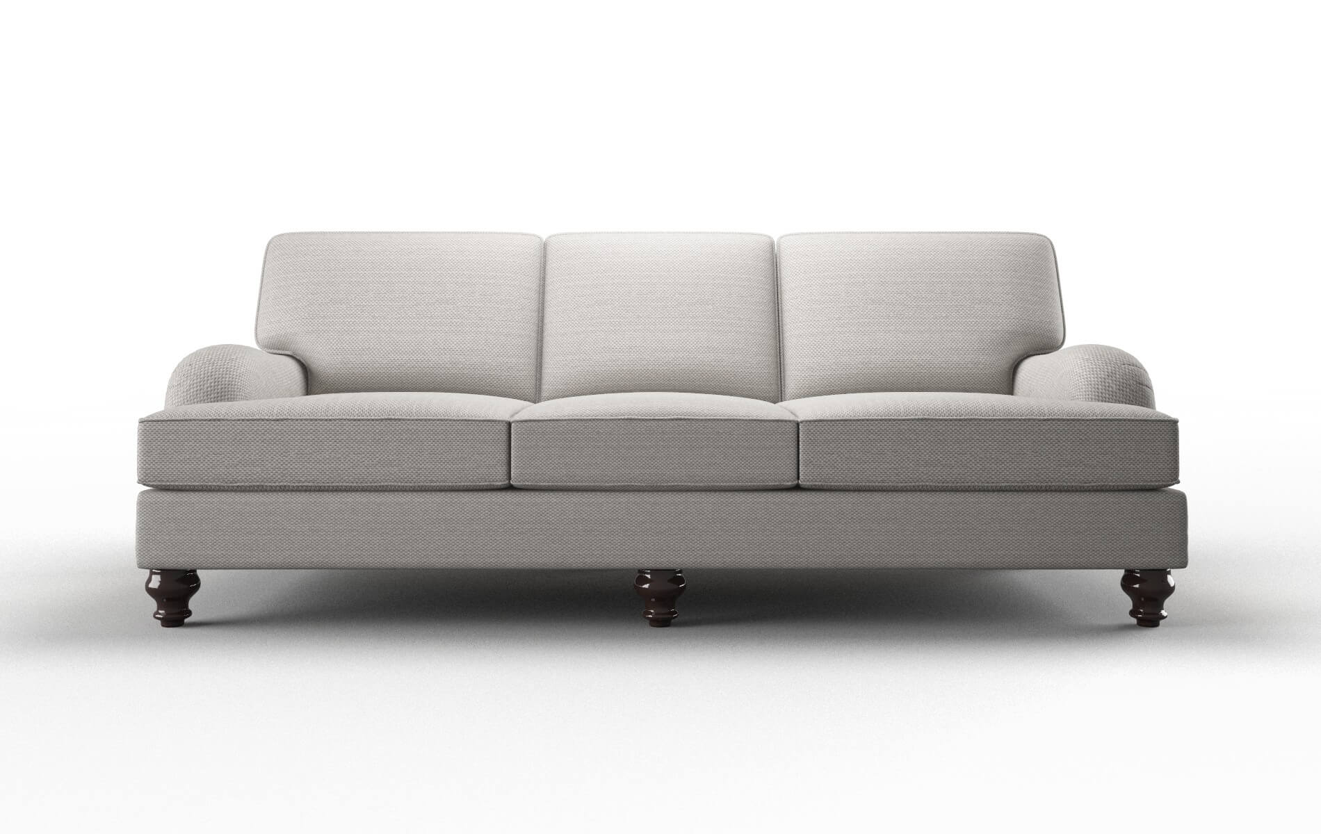 Hamilton Phoenix Silver Sofa espresso legs 1