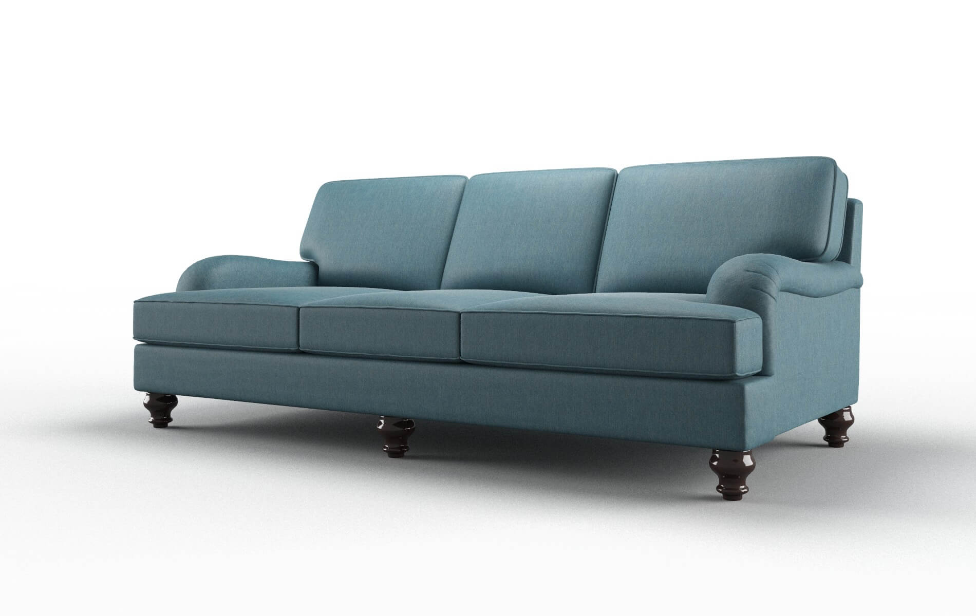 Hamilton Portland Prussian Sofa espresso legs 4