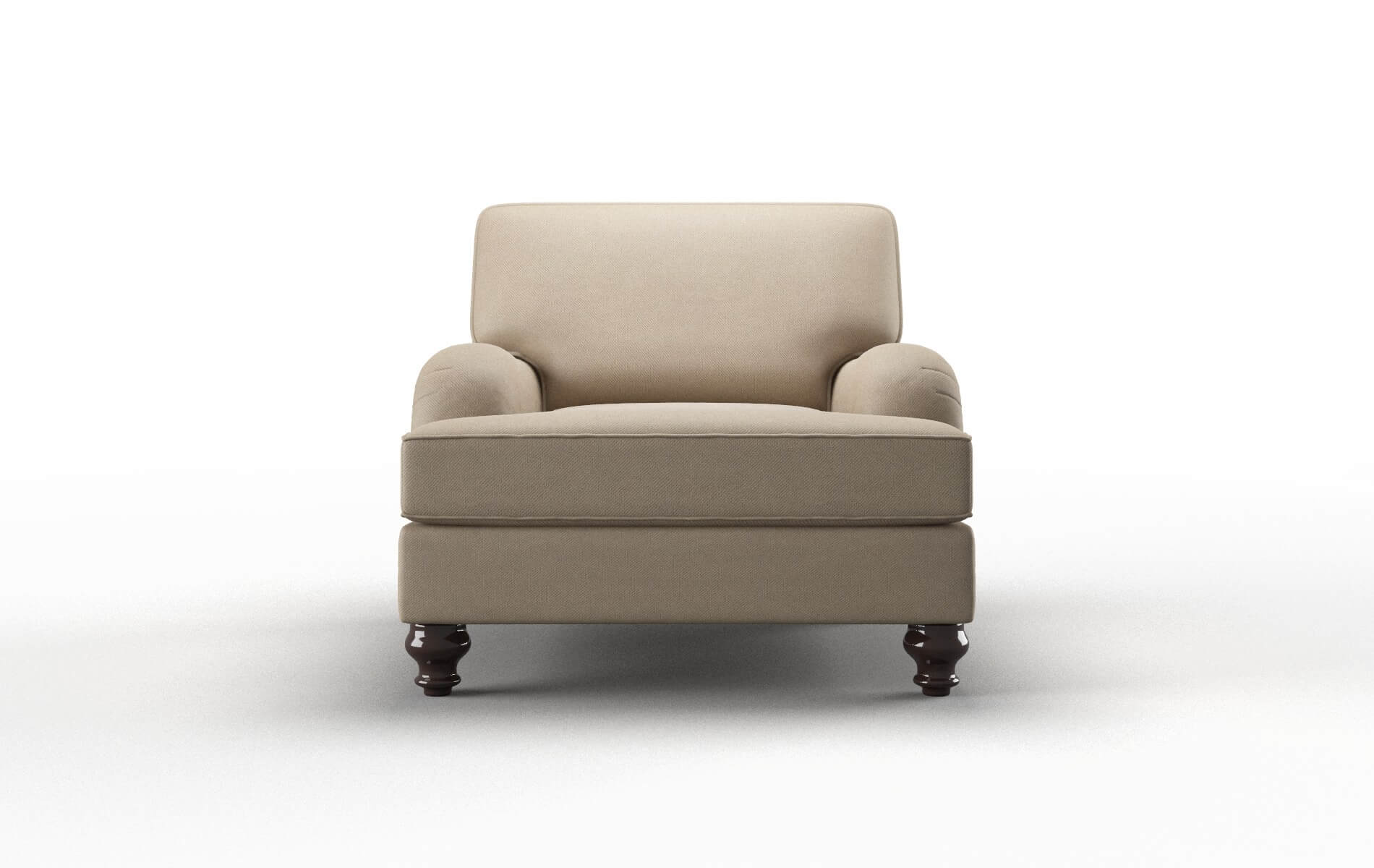 Hamilton Rocket cappuccino Chair Espresso Legs  1