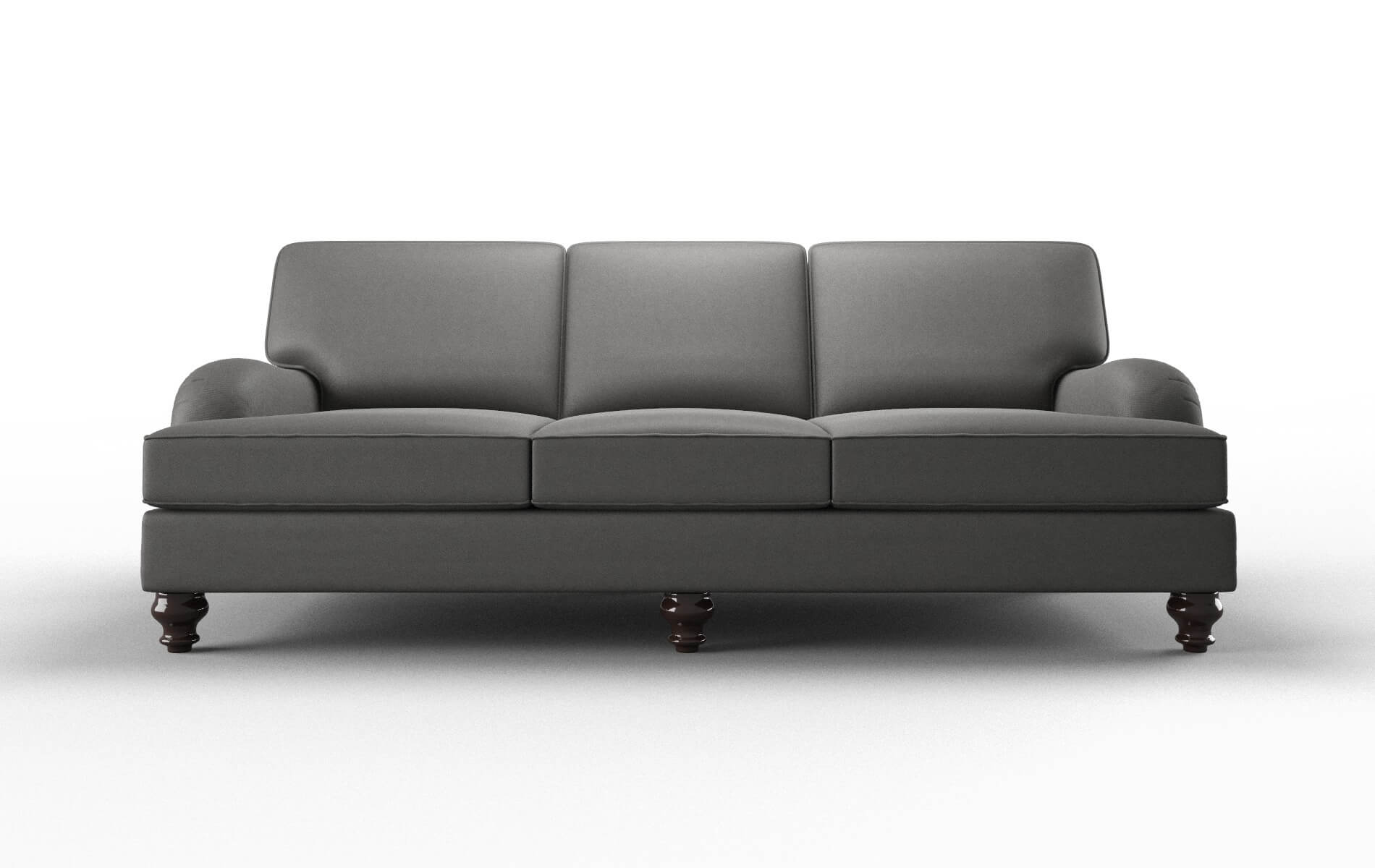 Hamilton Rocket Charcoal Sofa espresso legs 1