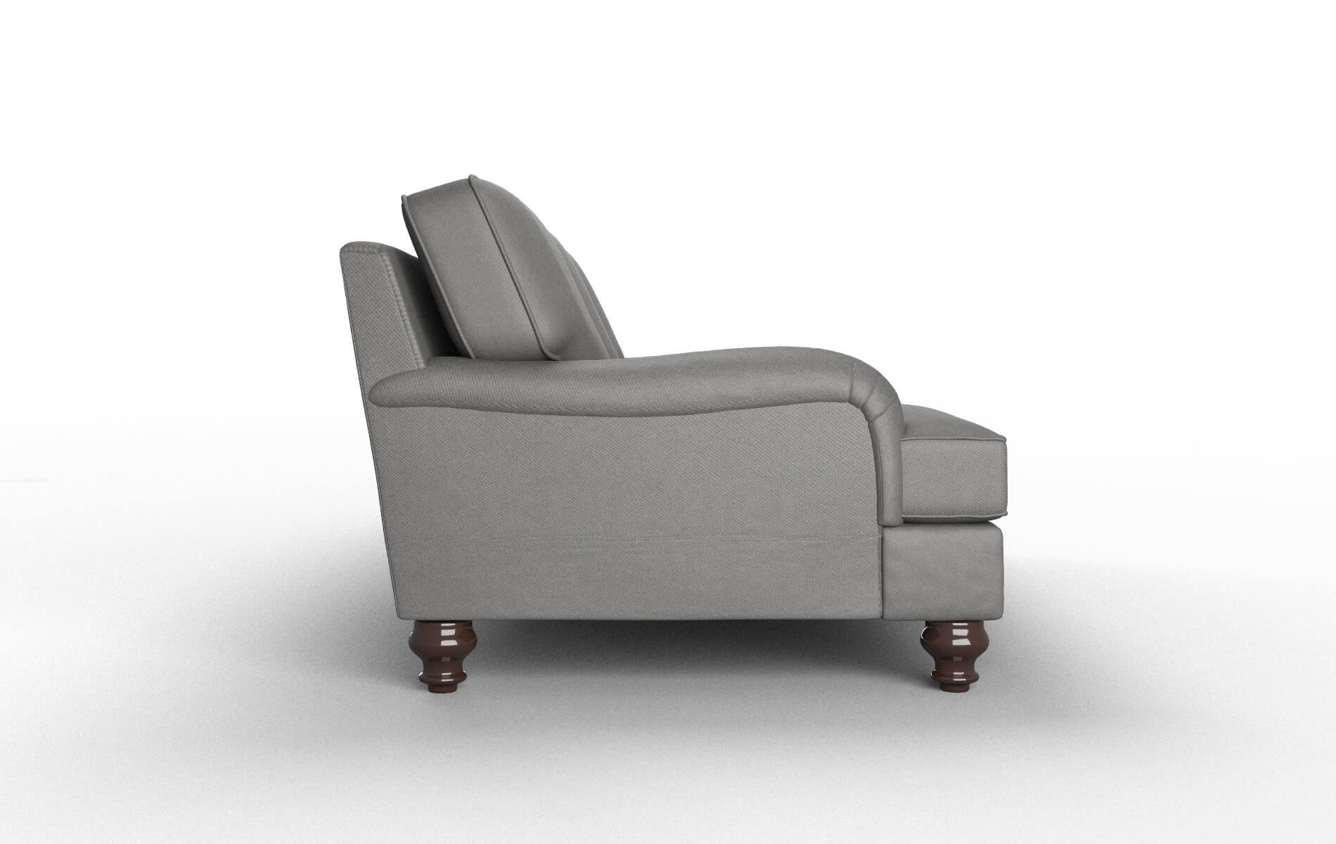 Hamilton Rocket Charcoal Sofa espresso legs 3