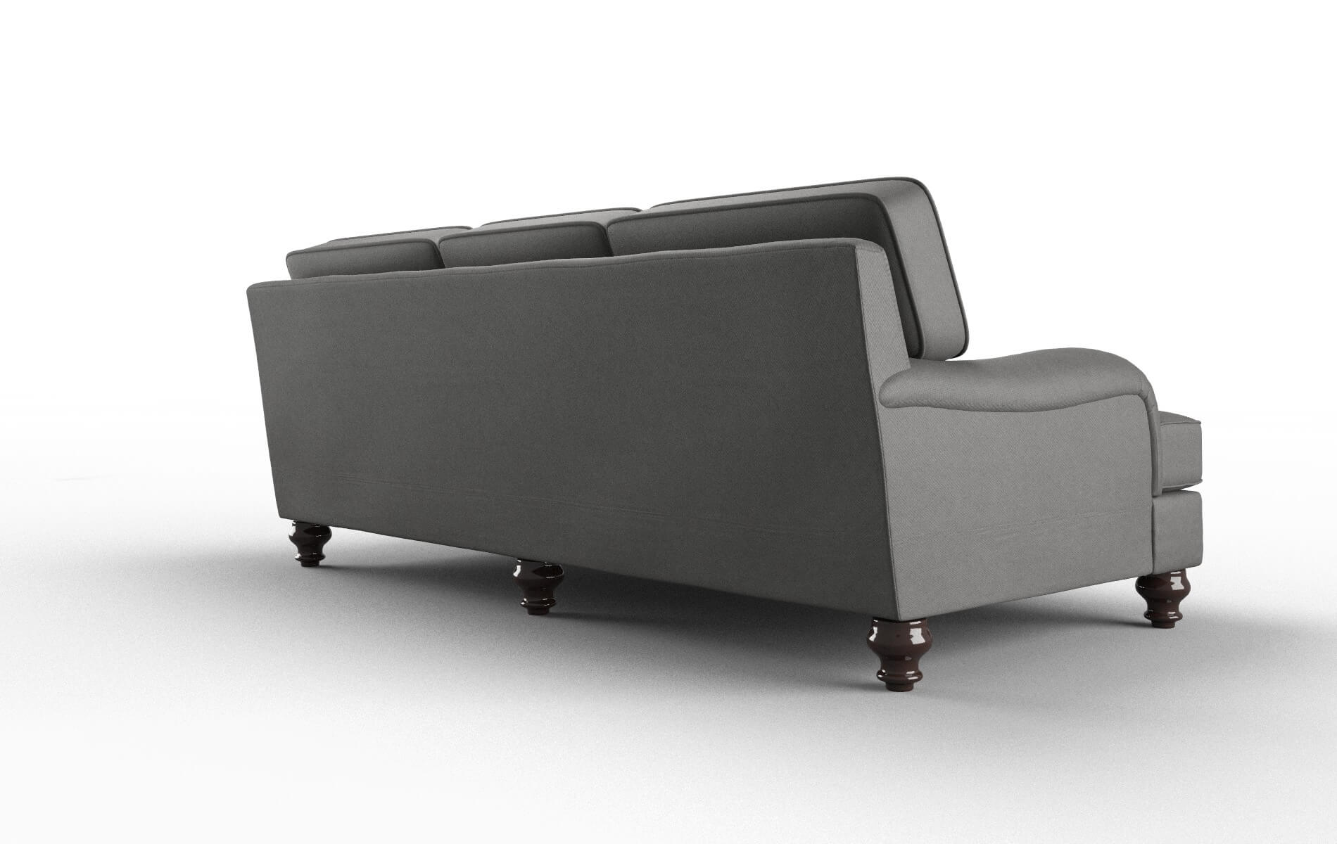 Hamilton Rocket Charcoal Sofa espresso legs 5