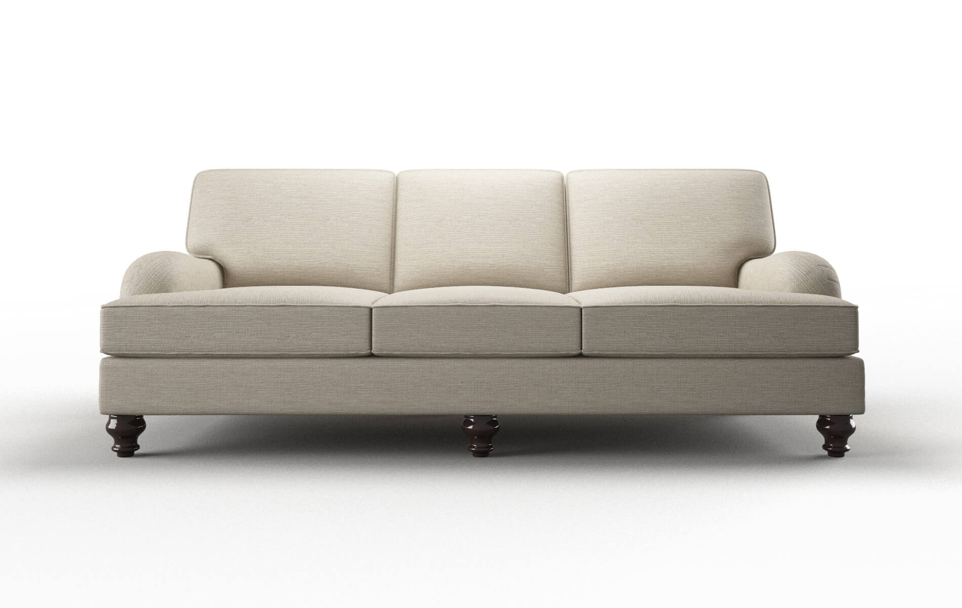 Hamilton Rocket Dove Sofa espresso legs 1