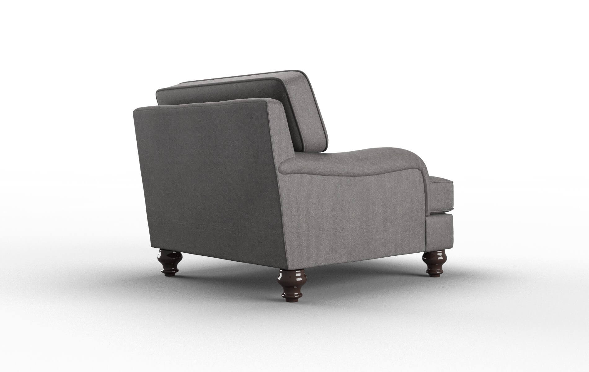 Hamilton Sasha Grey Chair espresso legs 5