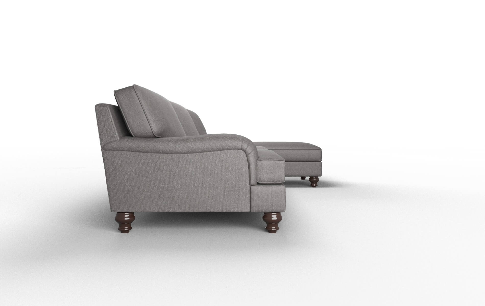 Hamilton Sasha Grey Panel espresso legs 3