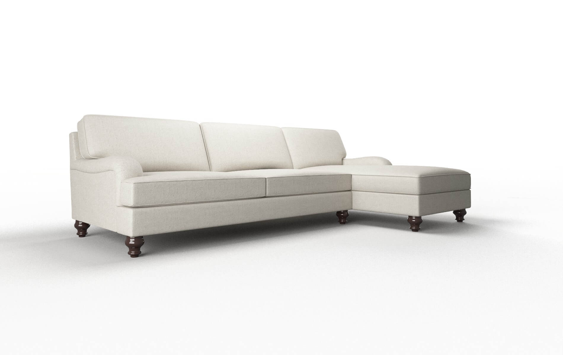 Hamilton Sasha Linen Panel espresso legs 2