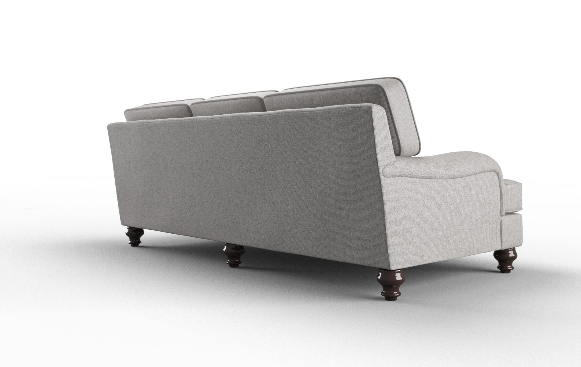 Hamilton Sasha Silver Sofa espresso legs 5