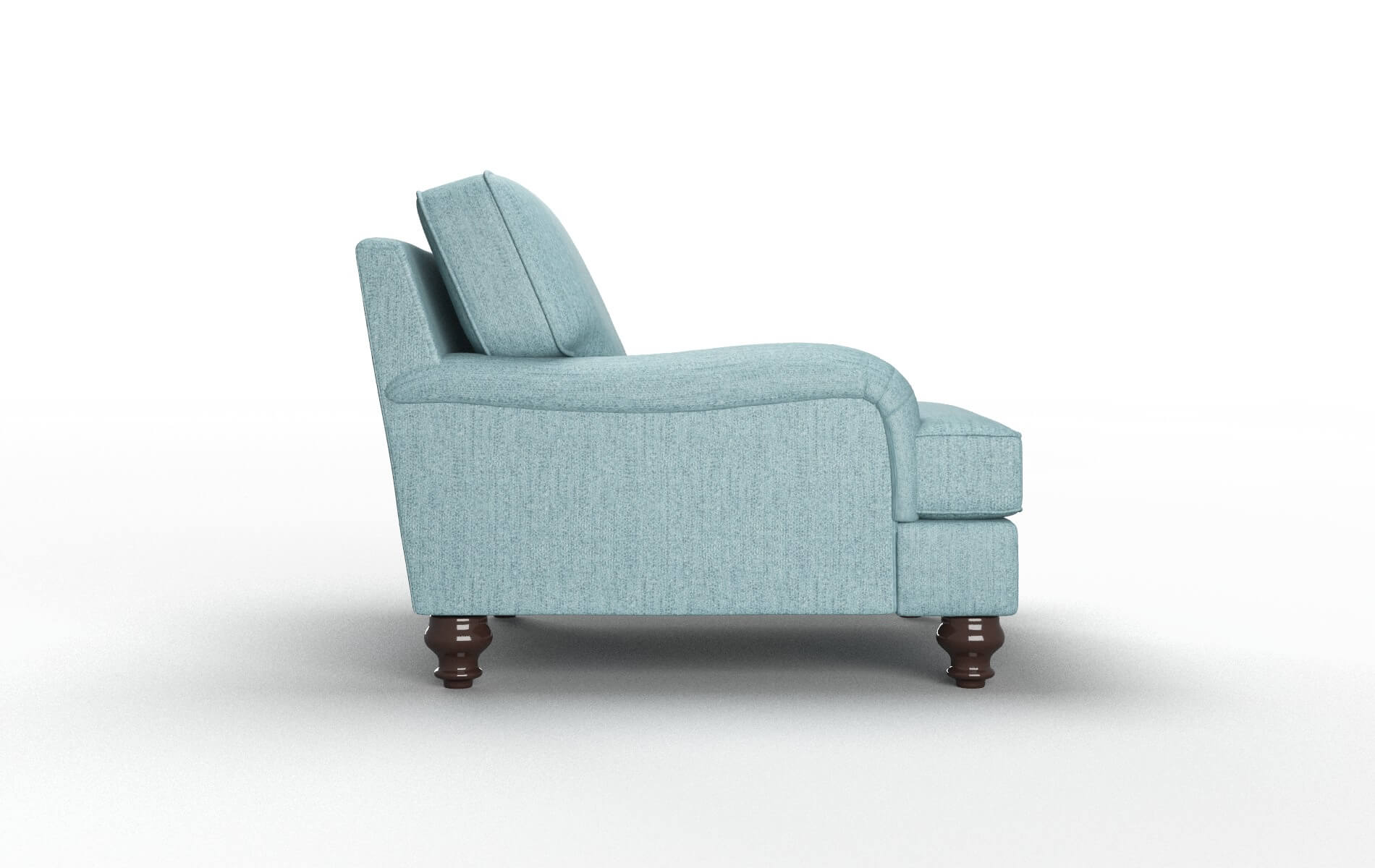 Hamilton Sasha Teal Chair espresso legs 3