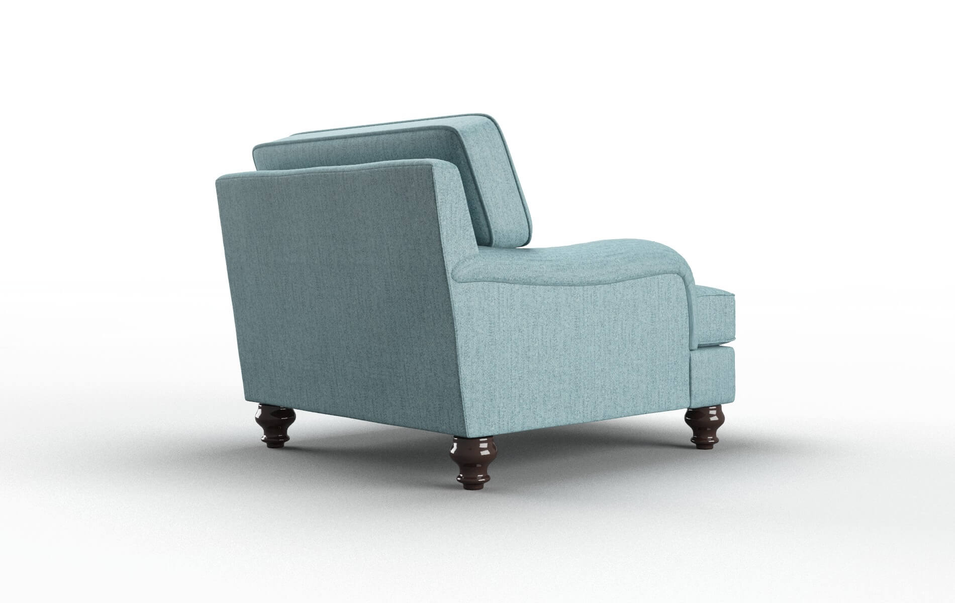 Hamilton Sasha Teal Chair espresso legs 5