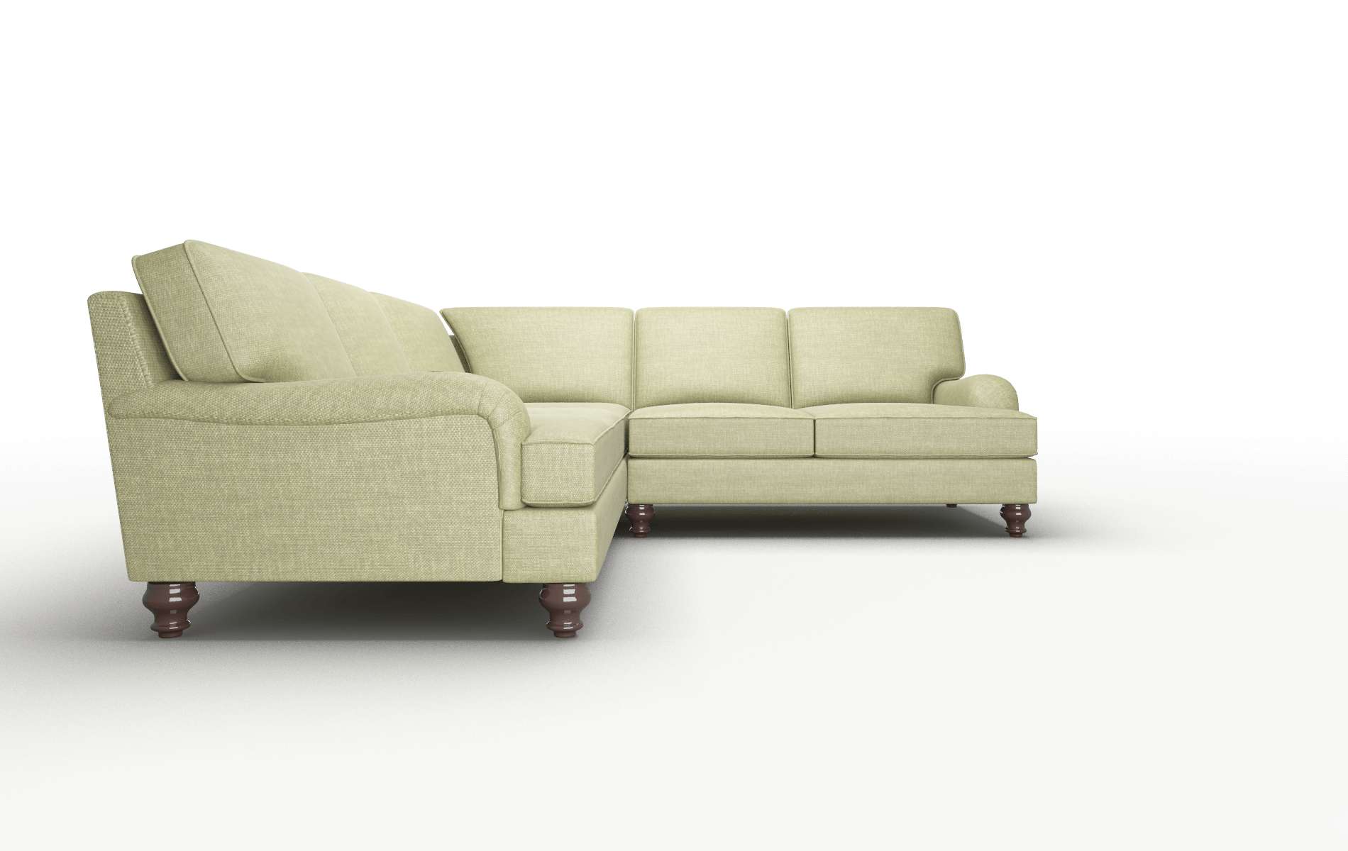 Hamilton Simplex Sour_apple Sectional espresso legs 2